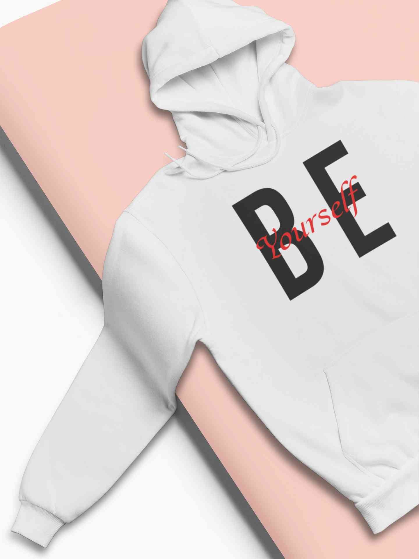 Be Yourself Men Hoodies-FunkyTeesClub