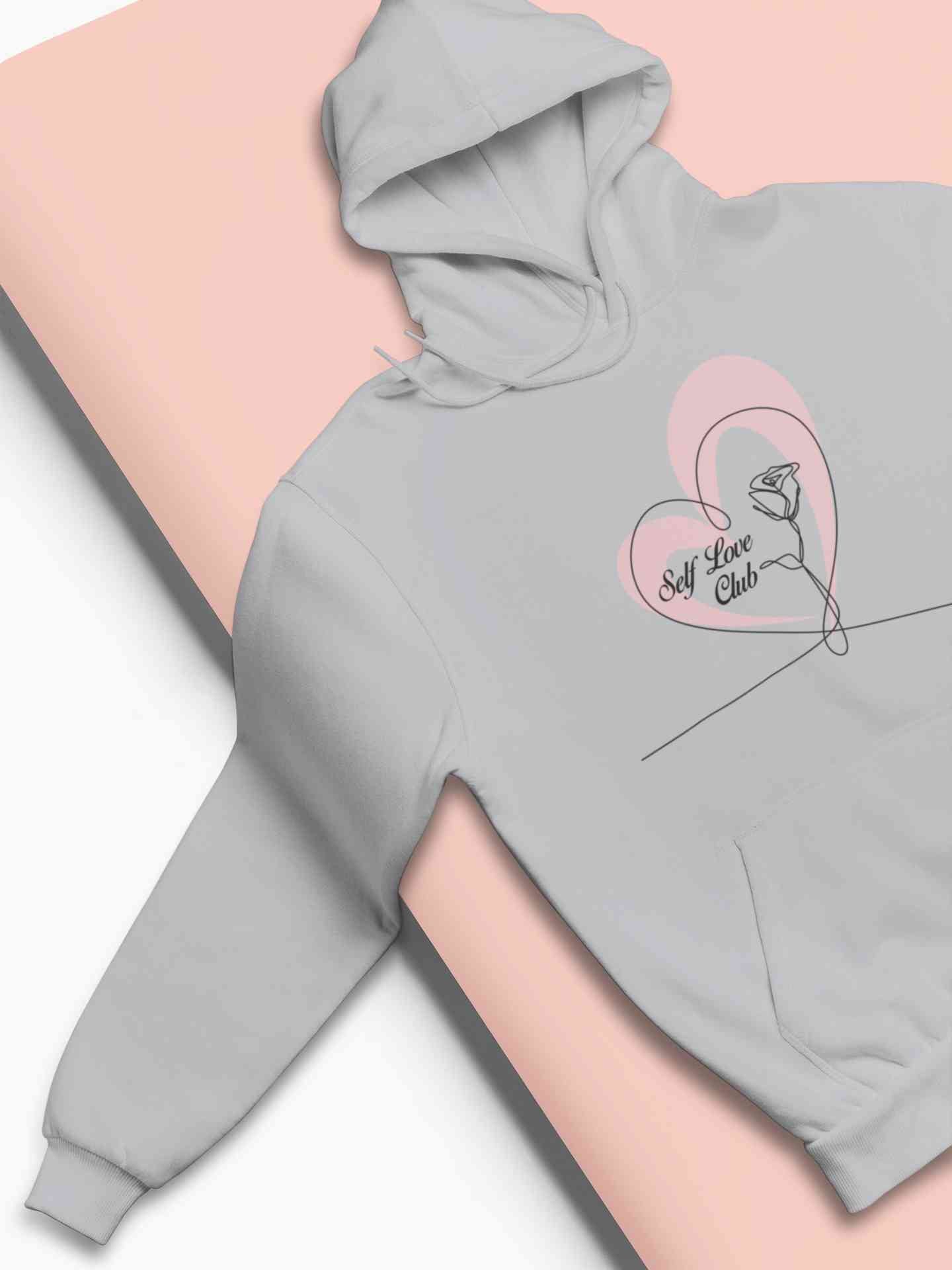 Self Love Club Hoodies for Women-FunkyTeesClub