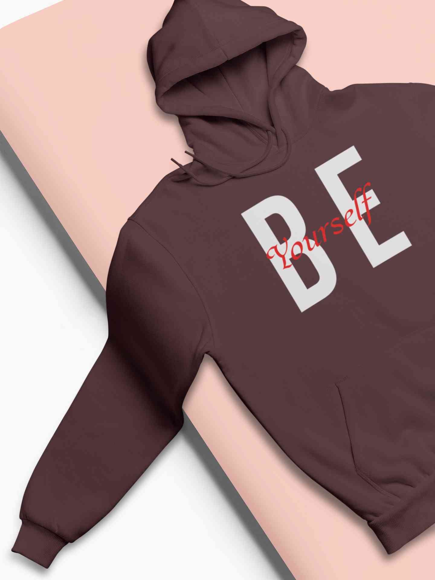Be Yourself Men Hoodies-FunkyTeesClub