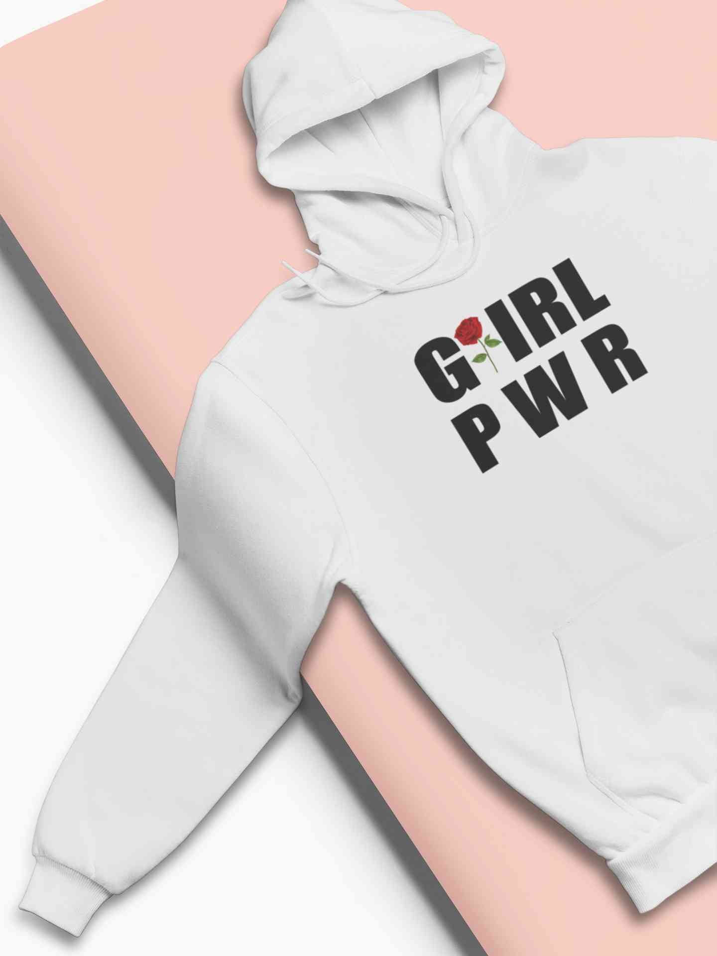 Girl Power Hoodies for Women-FunkyTeesClub