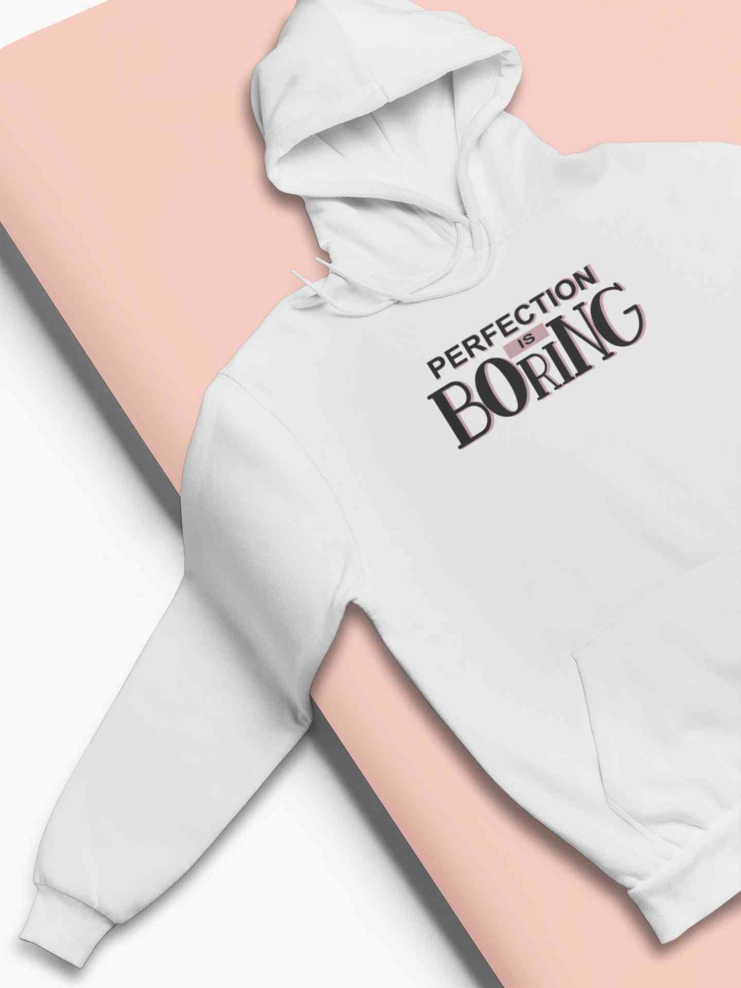 Perfection Is Boring Men Hoodies-FunkyTeesClub