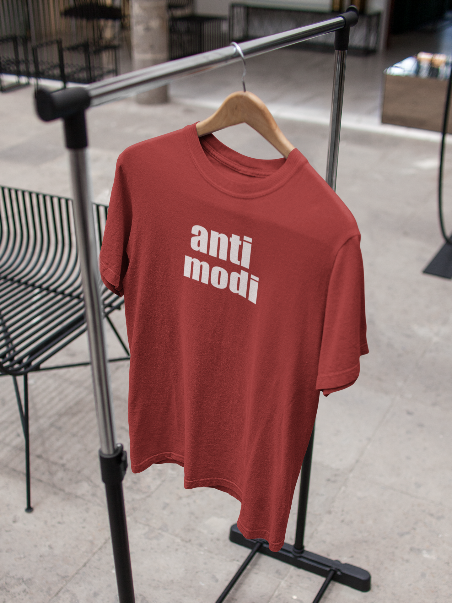 Anti Modi Anti Government Women Half Sleeves T-shirt- FunkyTeesClub