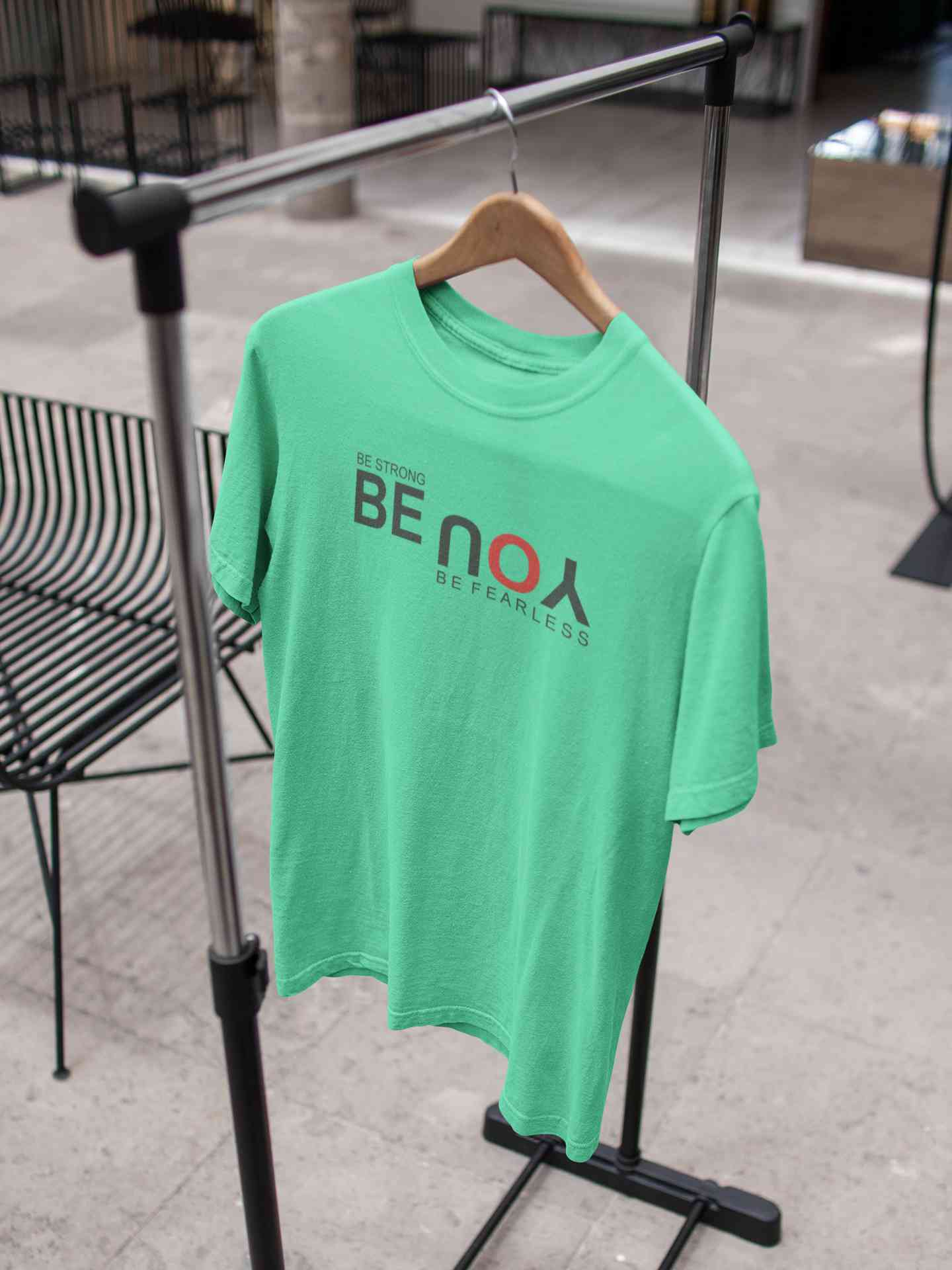 Be Fearless Be Strong Be You Mens Half Sleeves T-shirt- FunkyTeesClub