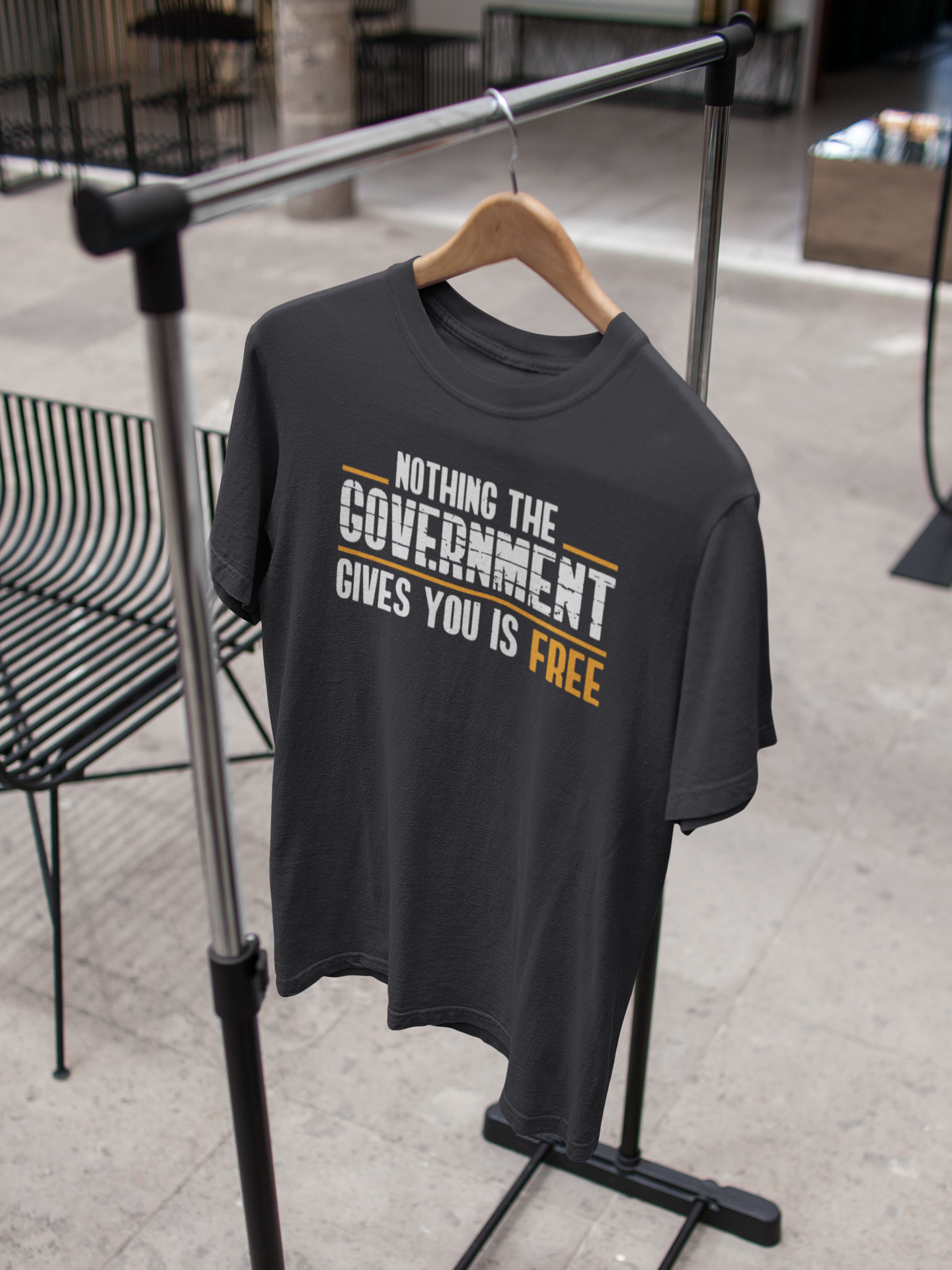 Nothing The Government Gives You Is Free Anti Government Women Half Sleeves T-shirt- FunkyTeesClub