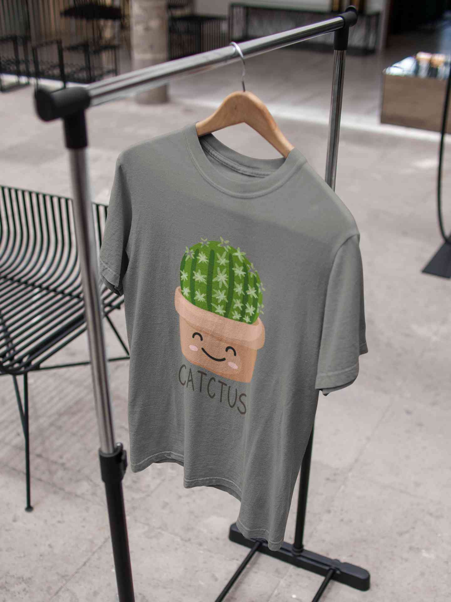 Catctus Women Half Sleeves T-shirt- FunkyTeesClub