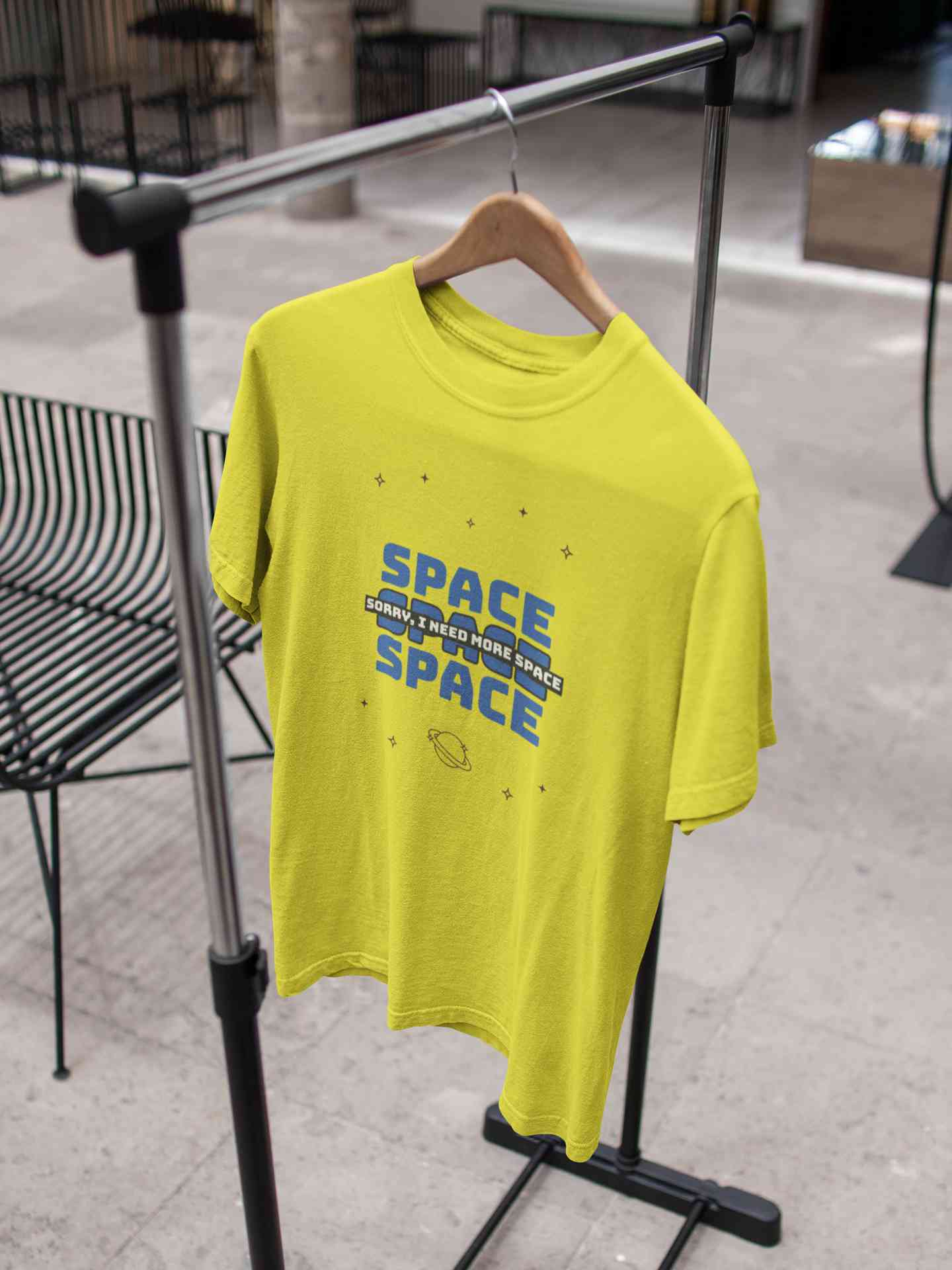 I Need More Space Women Half Sleeves T-shirt- FunkyTeesClub