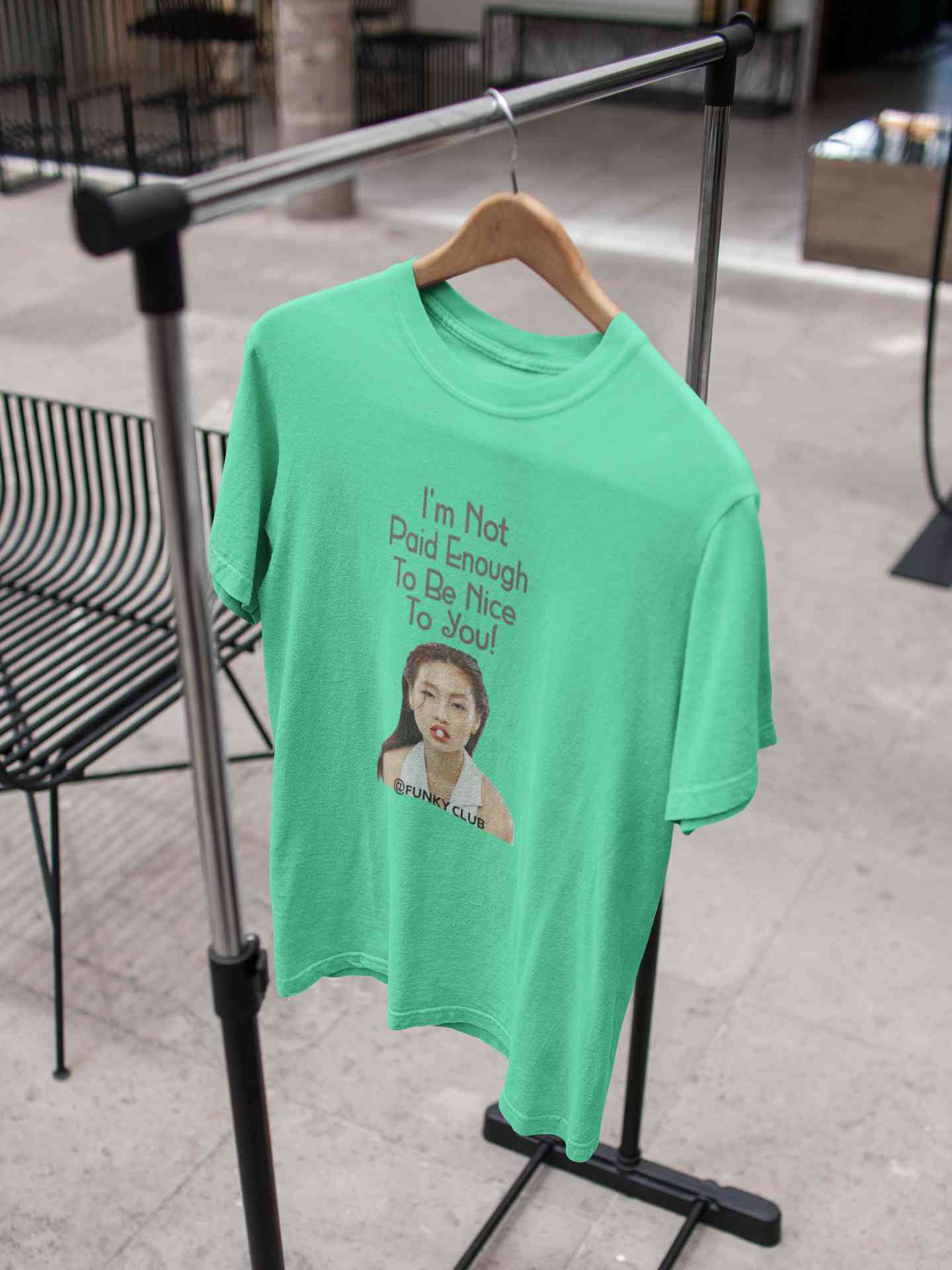 I Am Not Paid Enough To Be Nice To You Women Half Sleeves T-shirt- FunkyTeesClub