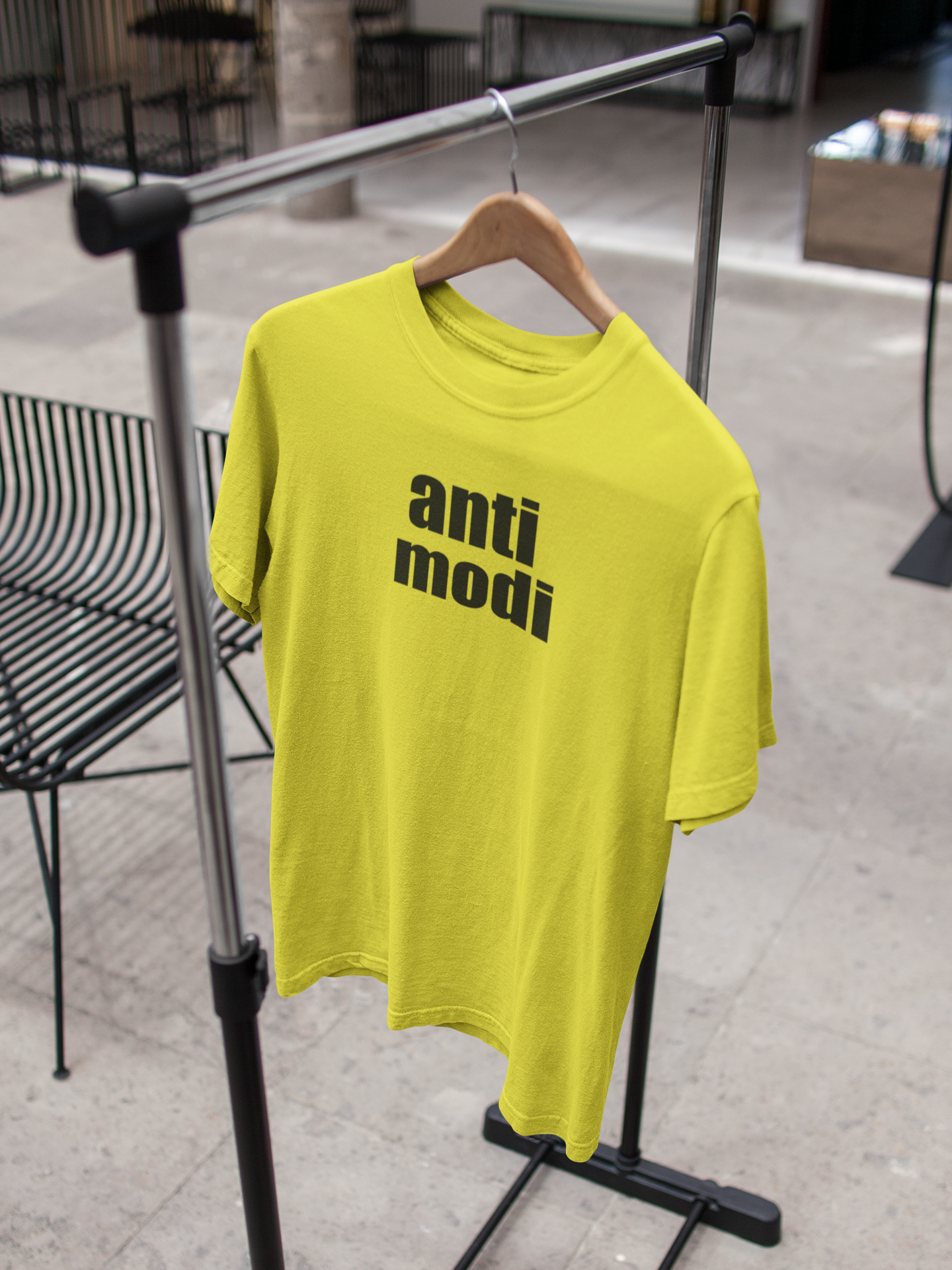 Anti Modi Anti Government Mens Half Sleeves T-shirt- FunkyTeesClub
