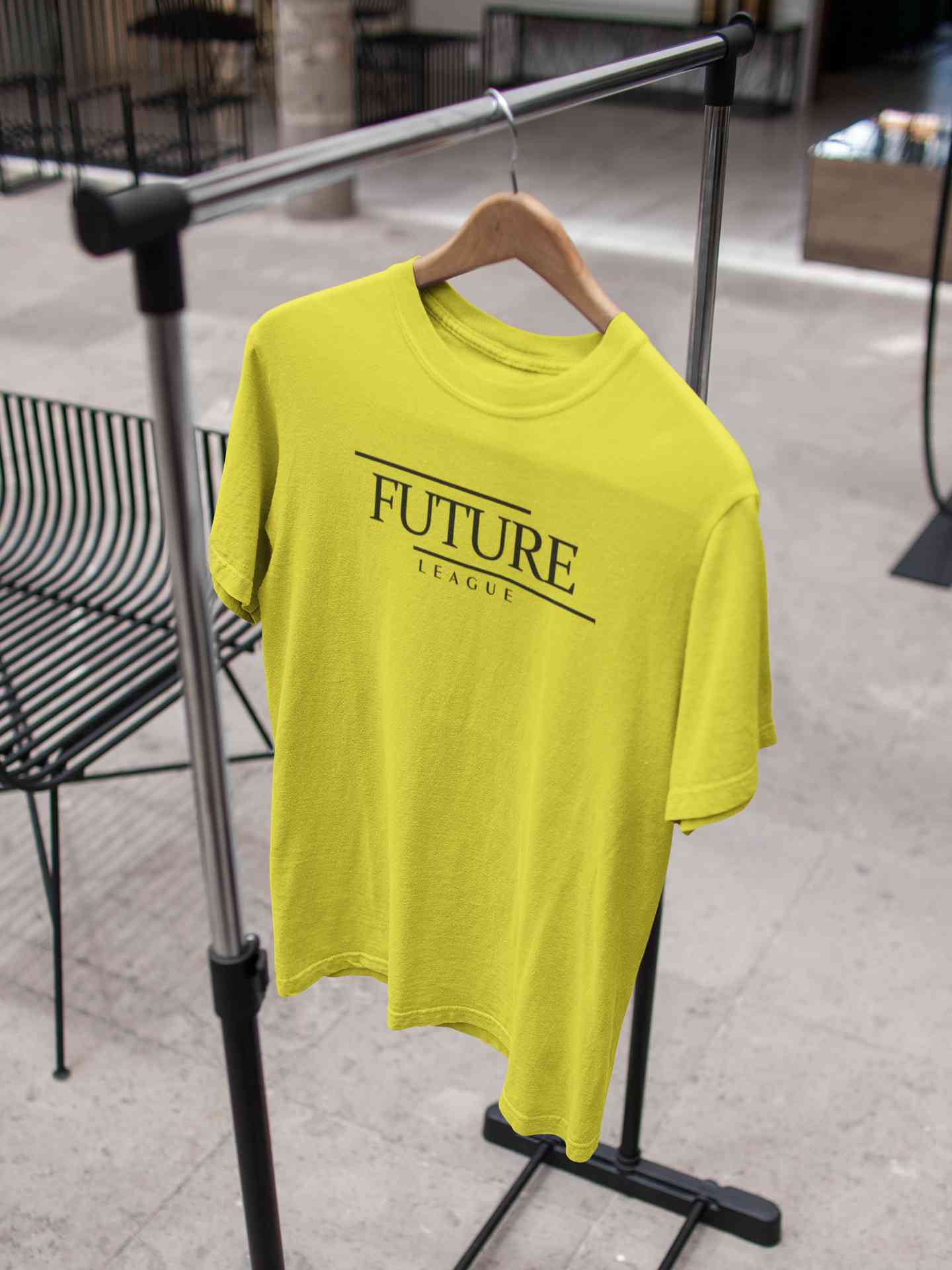 Future League Typography Mens Half Sleeves T-shirt- FunkyTeesClub