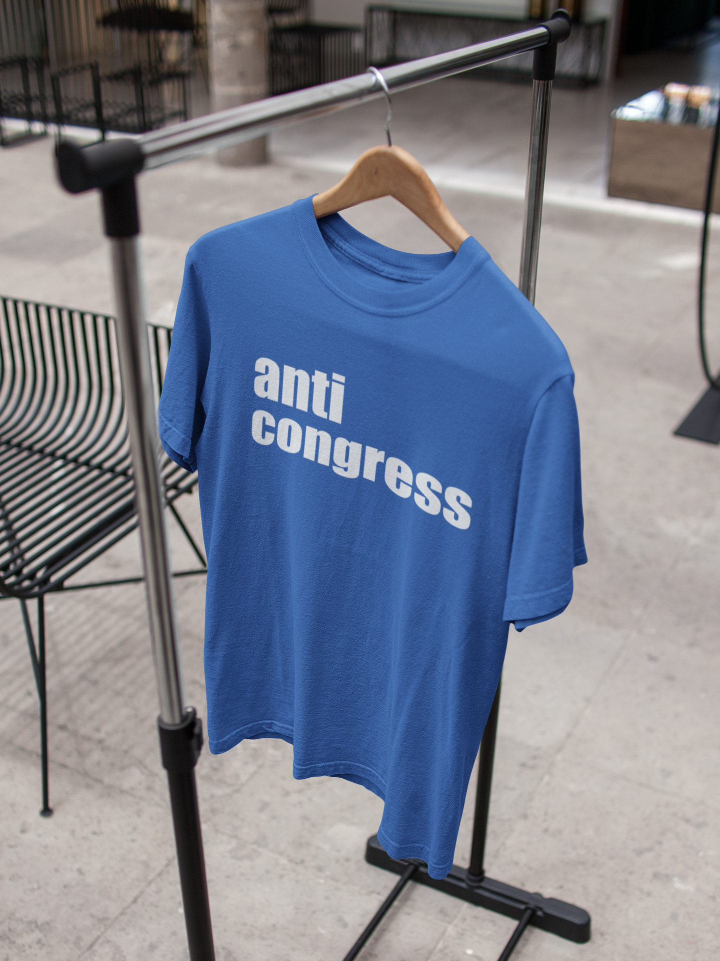 Anti Congress Anti Government Mens Half Sleeves T-shirt- FunkyTeesClub