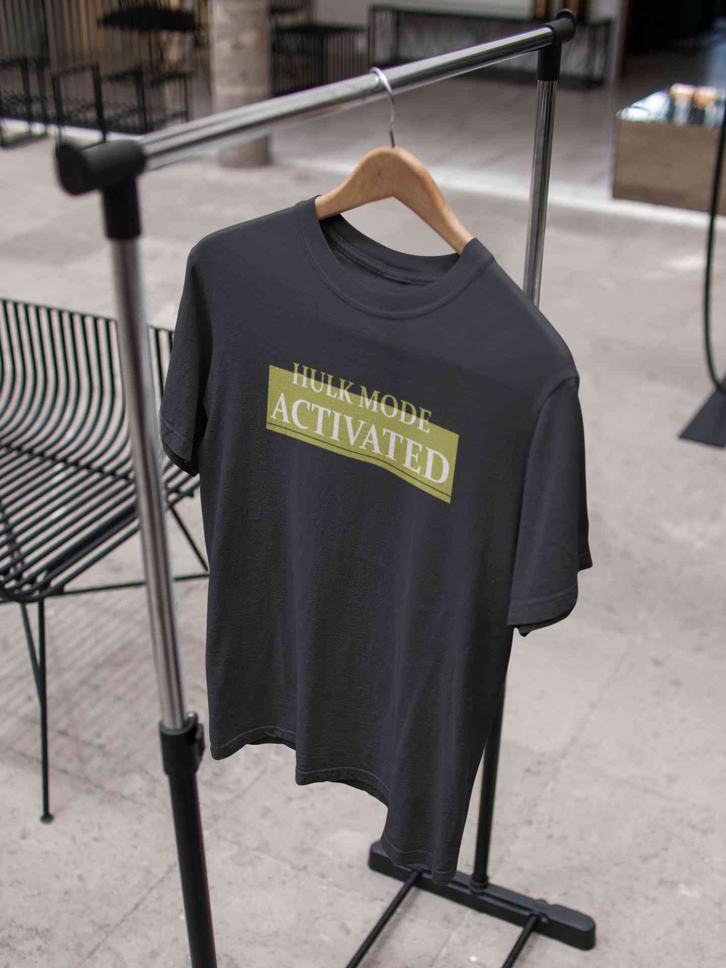 Hulk Mode Activated Typography Mens Half Sleeves T-shirt- FunkyTeesClub