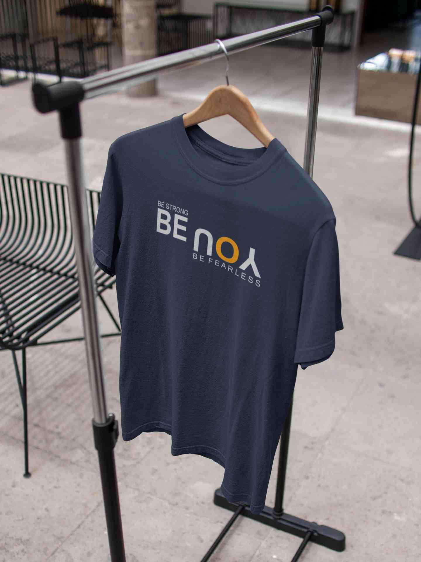Be Fearless Be Strong Be You Mens Half Sleeves T-shirt- FunkyTeesClub