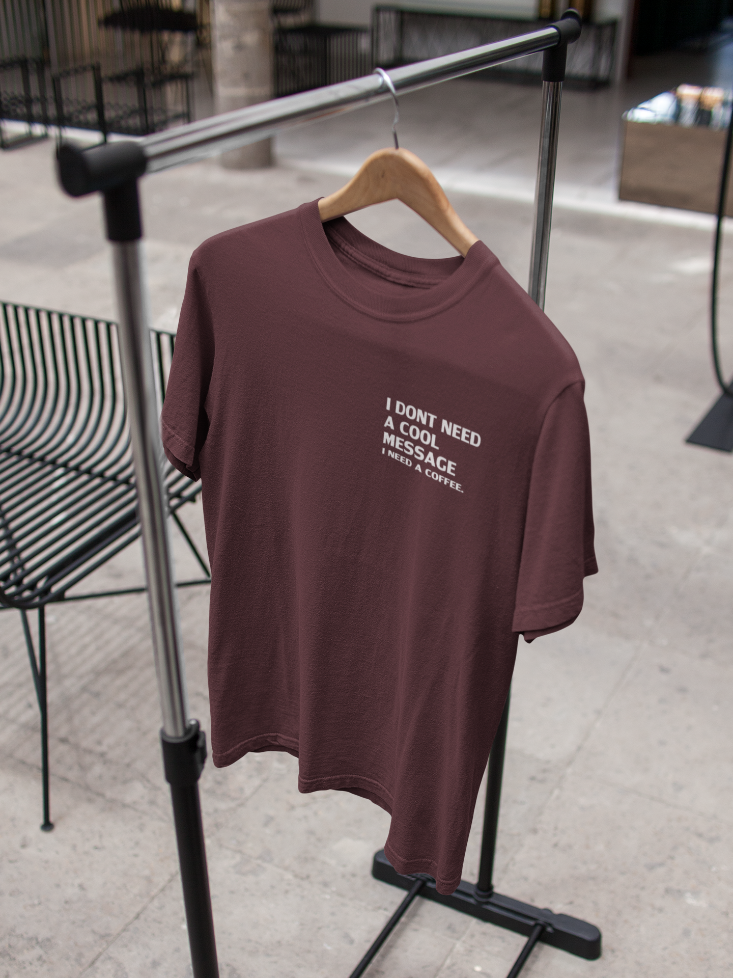 I Dont Need A Cool Message I Need A Coffee Aima Baig Celebrity T-shirt- FunkyTeesClub