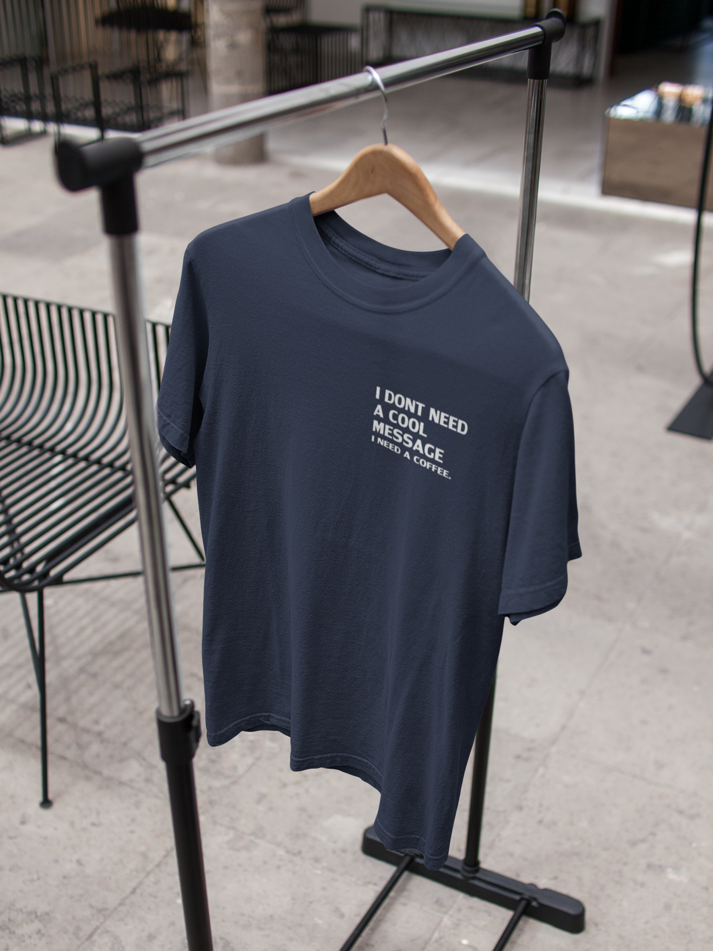 I Dont Need A Cool Message I Need A Coffee Aima Baig Celebrity T-shirt- FunkyTeesClub
