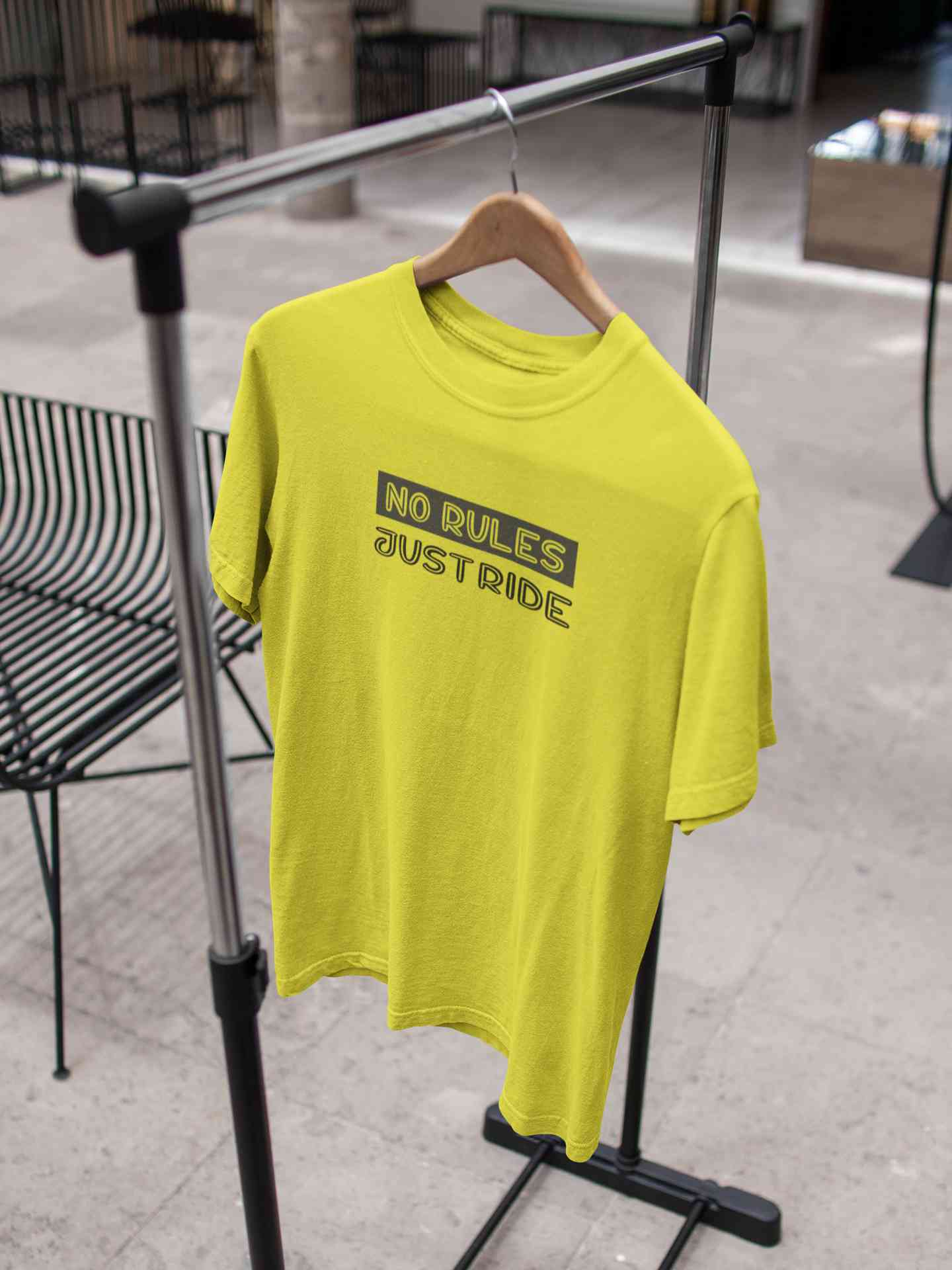 No Rules Just Ride Women Half Sleeves T-shirt- FunkyTeesClub