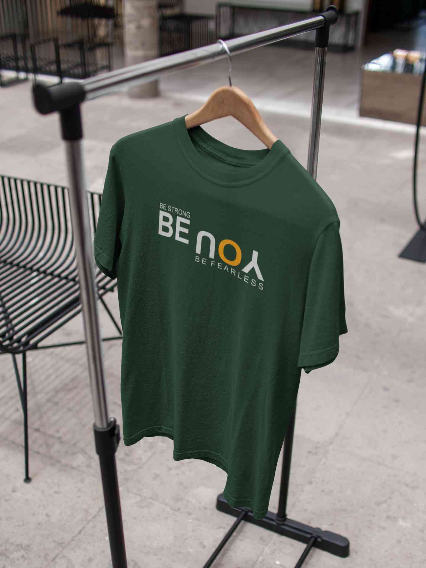 Be Fearless Be Strong Be You Mens Half Sleeves T-shirt- FunkyTeesClub