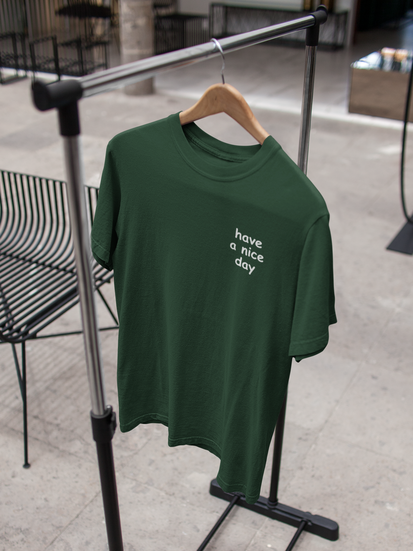 Have A Nice Day Quotes Mens Half Sleeves T-shirt- FunkyTeesClub