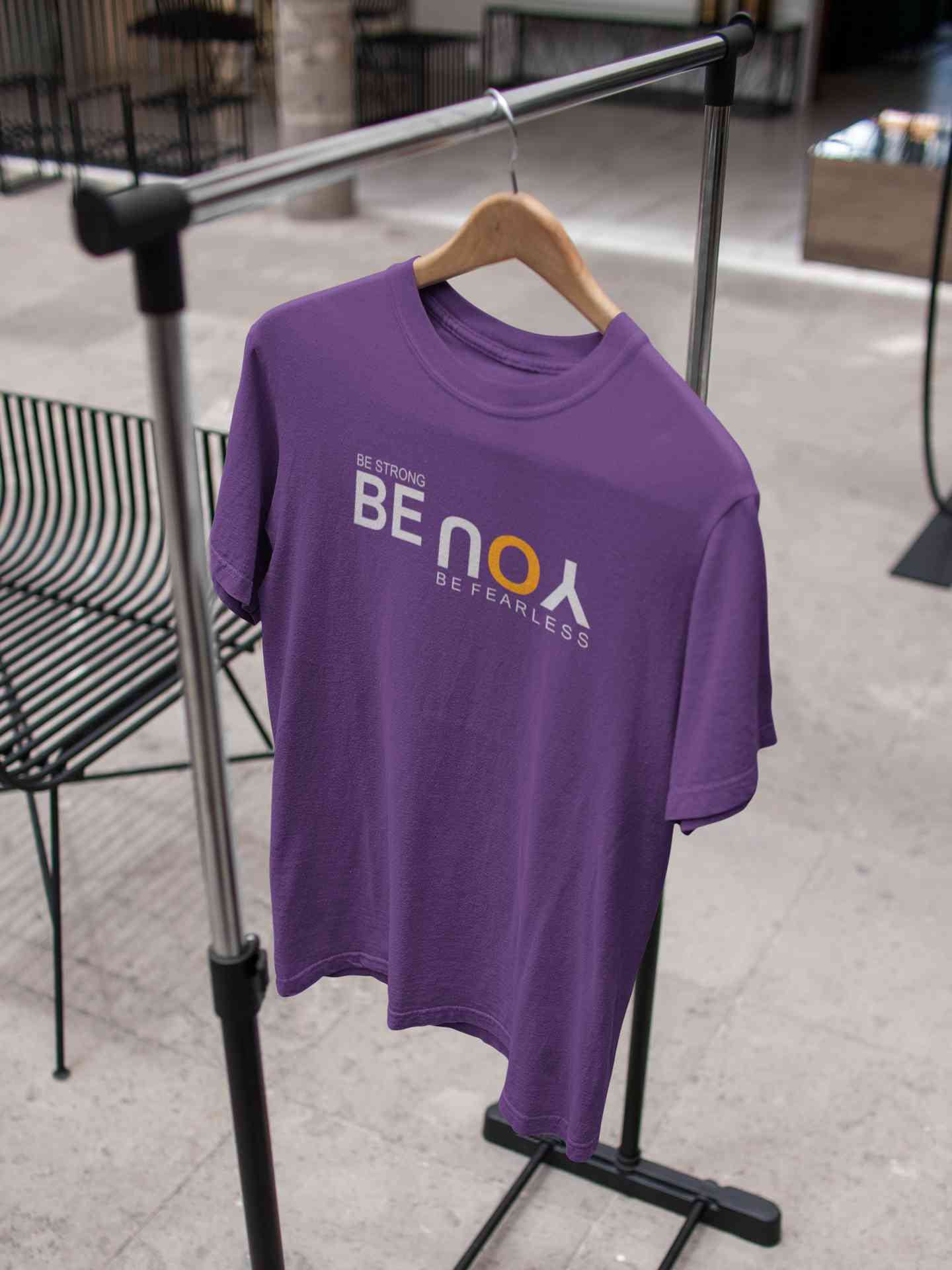 Be Fearless Be Strong Be You Mens Half Sleeves T-shirt- FunkyTeesClub