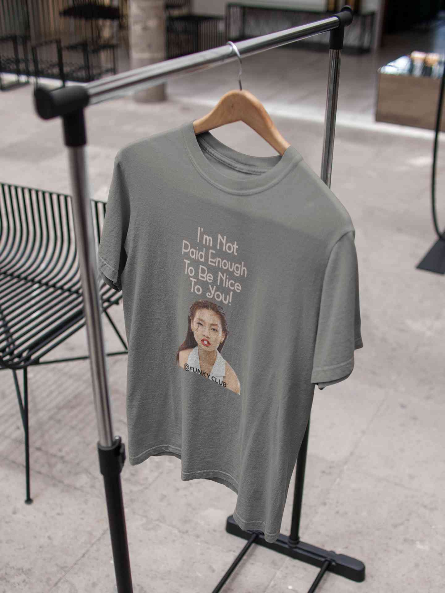 I Am Not Paid Enough To Be Nice To You Women Half Sleeves T-shirt- FunkyTeesClub