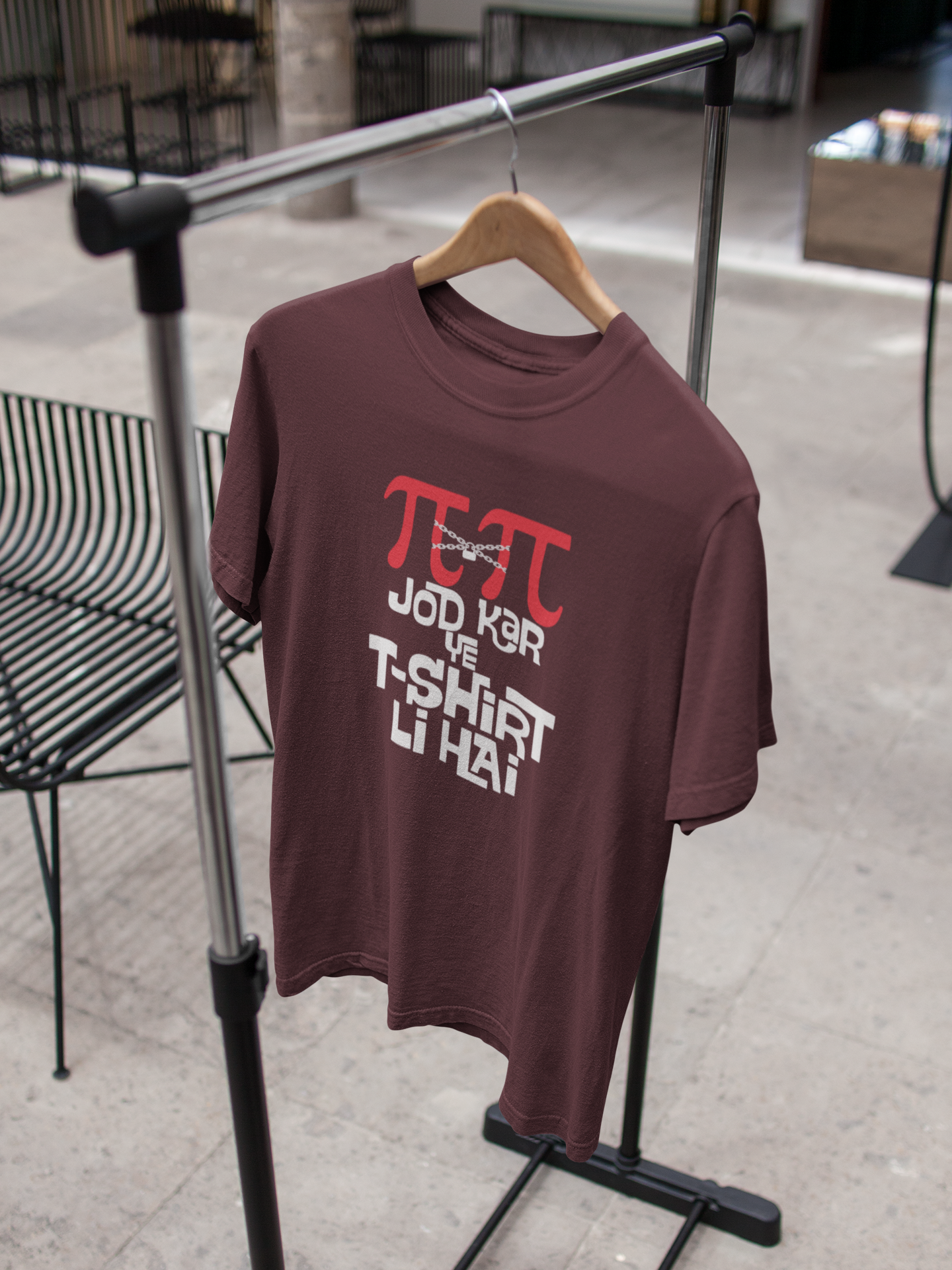 Pi Pi Desi Mens Half Sleeves T-shirt- FunkyTeesClub