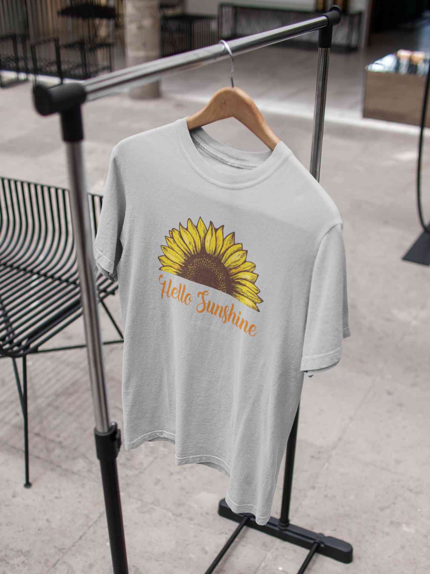 Hello Sunshine Mens Half Sleeves T-shirt- FunkyTeesClub
