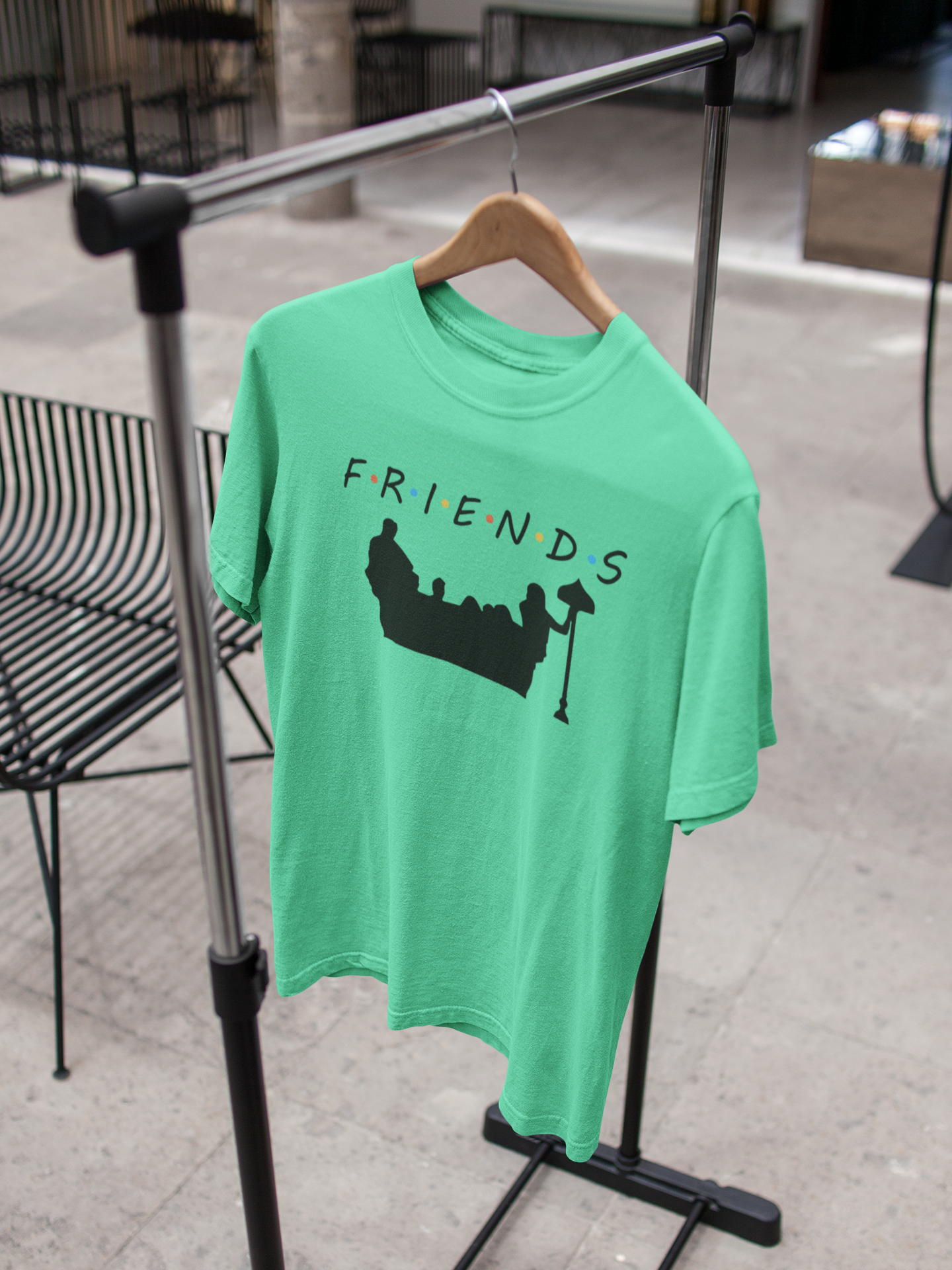 Friends Web Series Mens Half Sleeves T-shirt- FunkyTeesClub