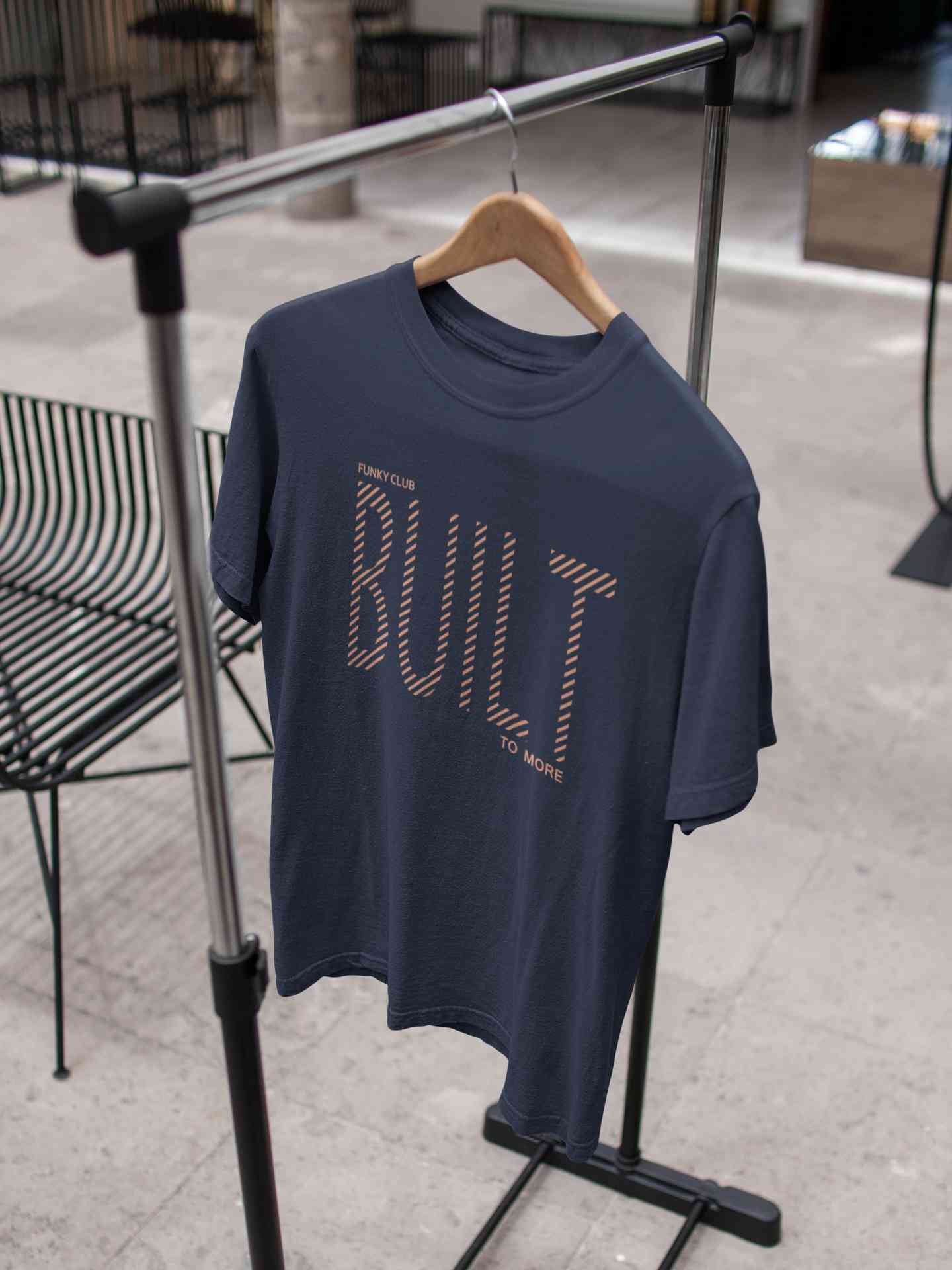 Built To More Mens Half Sleeves T-shirt- FunkyTeesClub