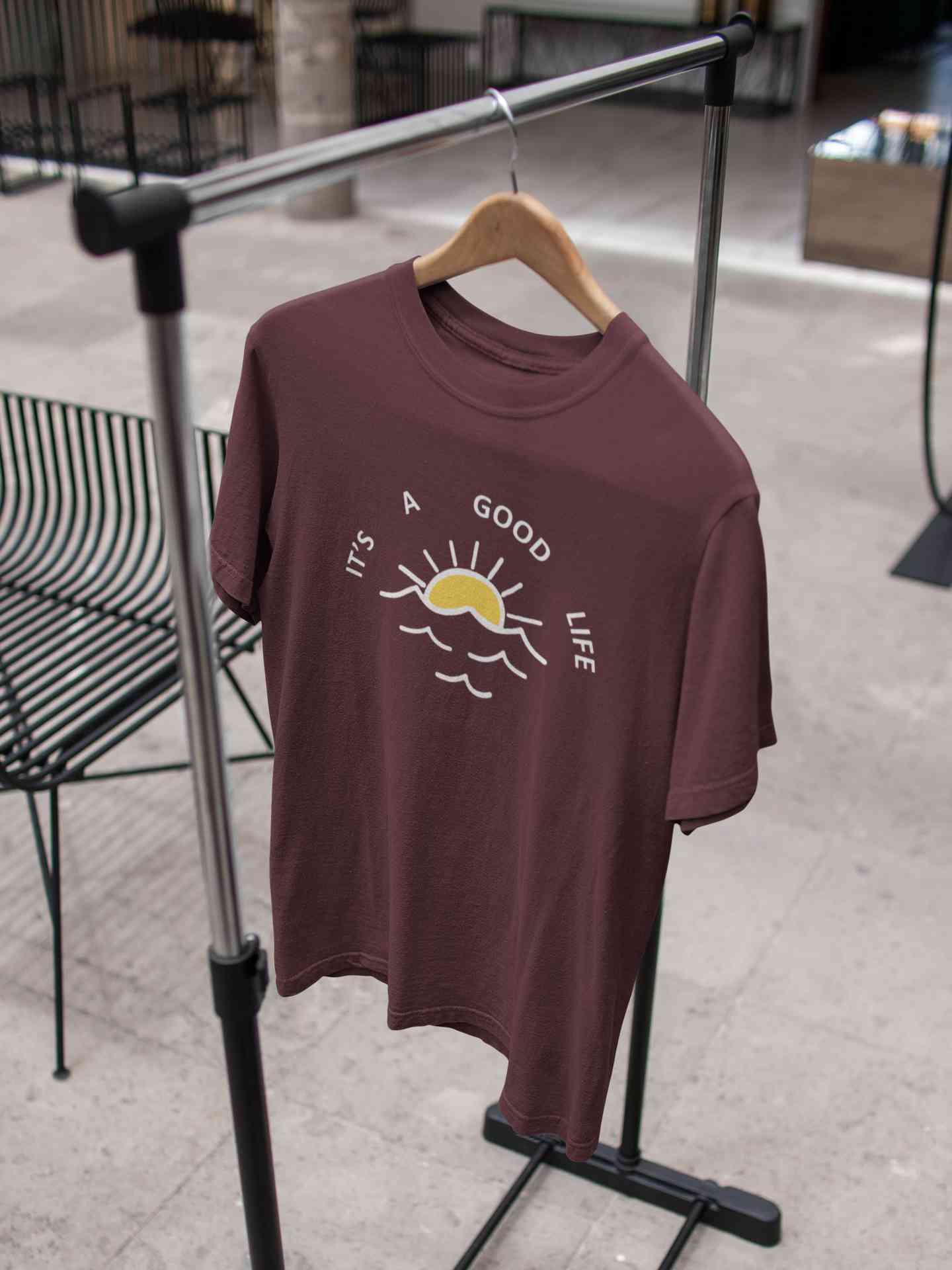 Its A Good Life Women Half Sleeves T-shirt- FunkyTeesClub
