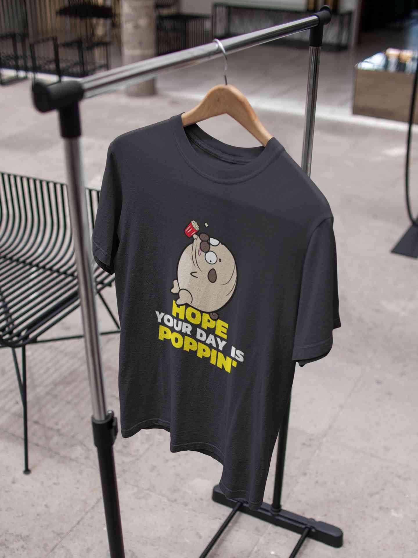 Hope Your Day Is Popin Funny Women Half Sleeves T-shirt- FunkyTeesClub