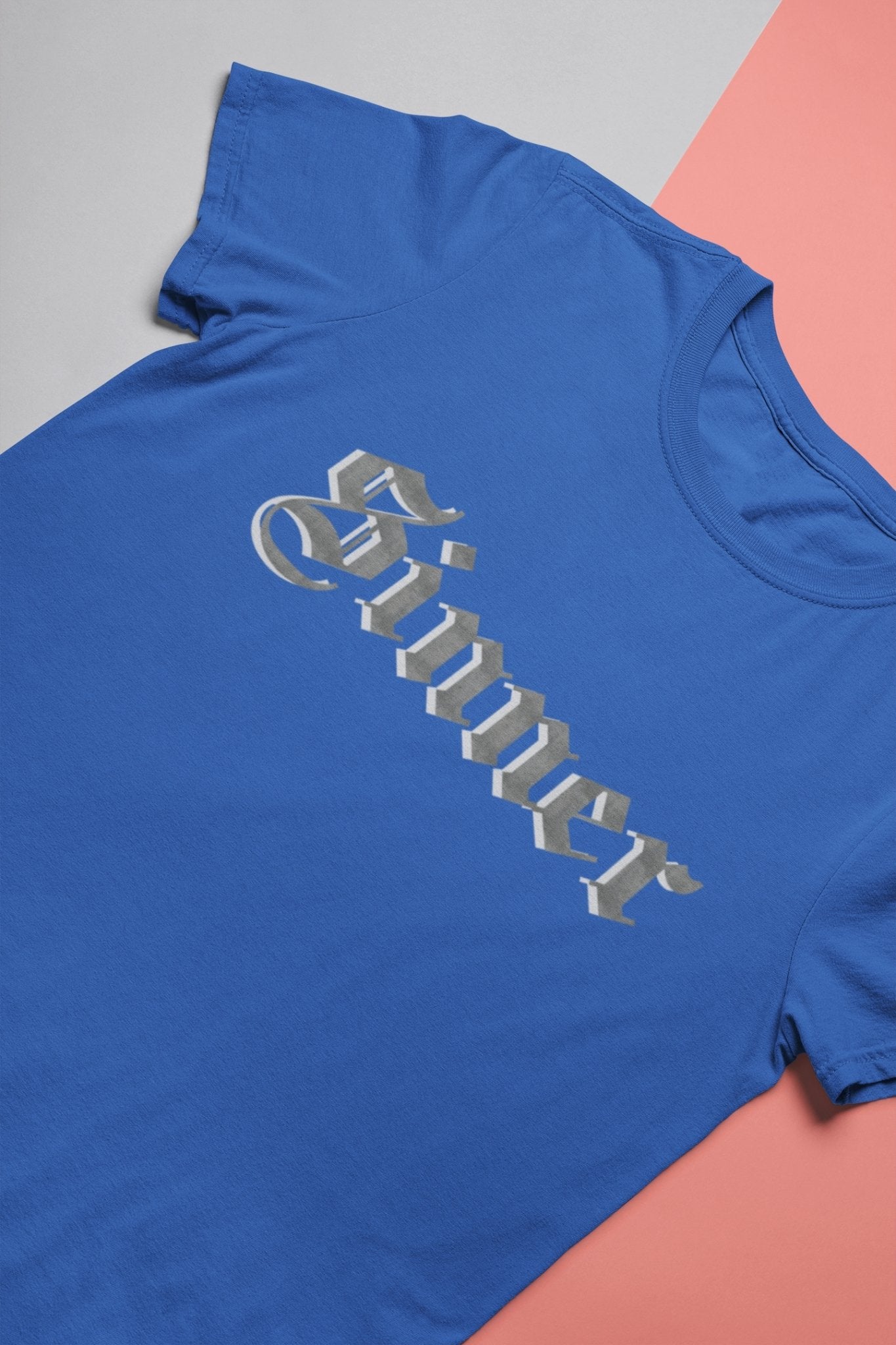 Sinner Teenpreneur Mens Half Sleeves T-shirt- FunkyTeesClub - Funky Tees Club