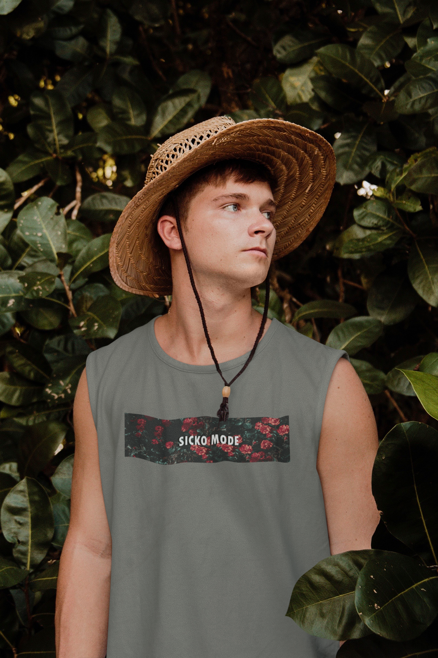 Sicko Mode Minimal Men Gym Vest-FunkyTeesClub