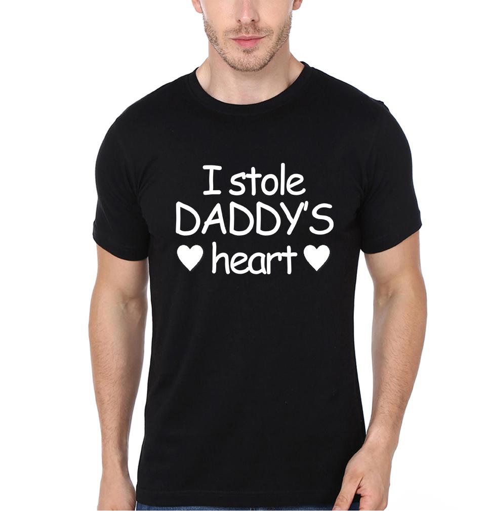 I Stole daddy's Heart Father and Son Matching T-Shirt- FunkyTeesClub