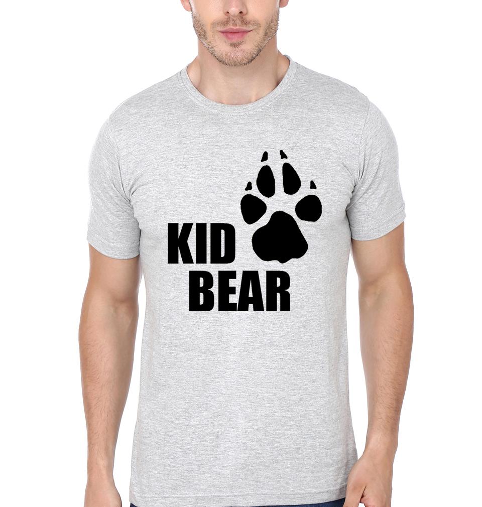 Papa Bear Kid Bear Father and Son Matching T-Shirt- FunkyTeesClub
