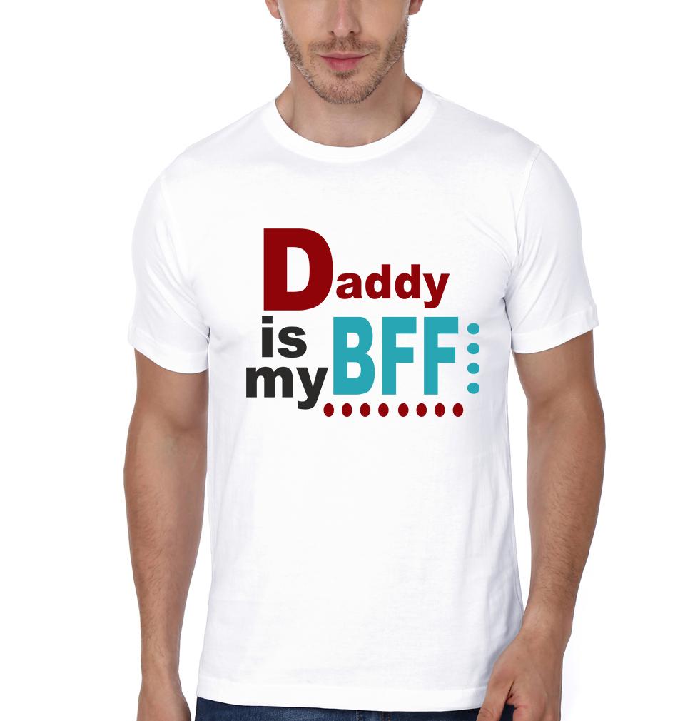 Daddy Is My Bff Kiddy Is My Bff Father and Son Matching T-Shirt- FunkyTeesClub