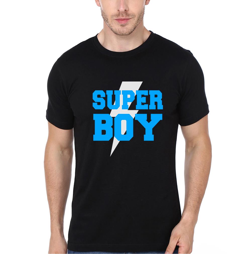 Super Dad & Super Boy Father and Son Matching T-Shirt- FunkyTeesClub