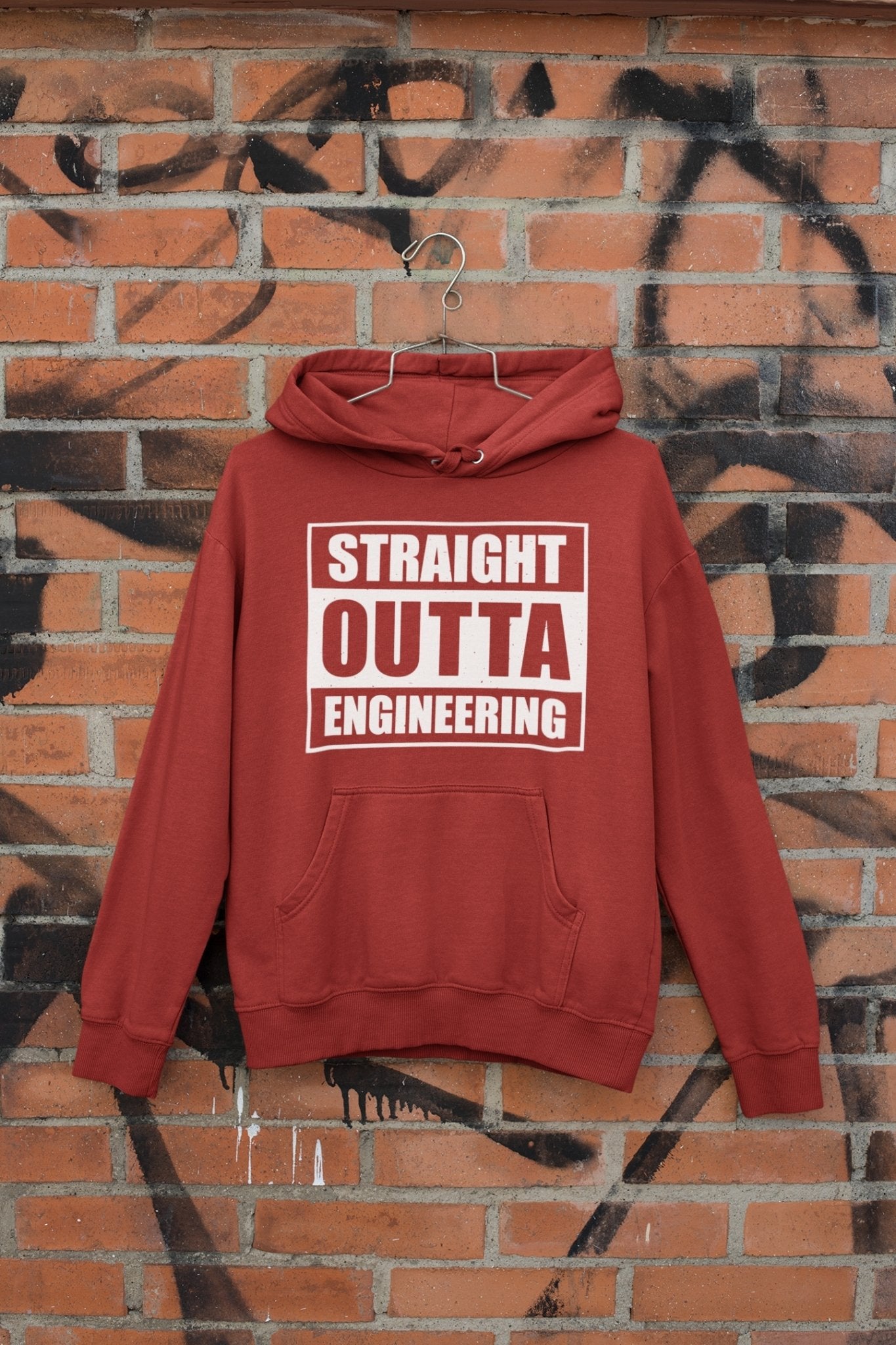 Straight Outta Engineering Men Hoodies-FunkyTeesClub - Funky Tees Club