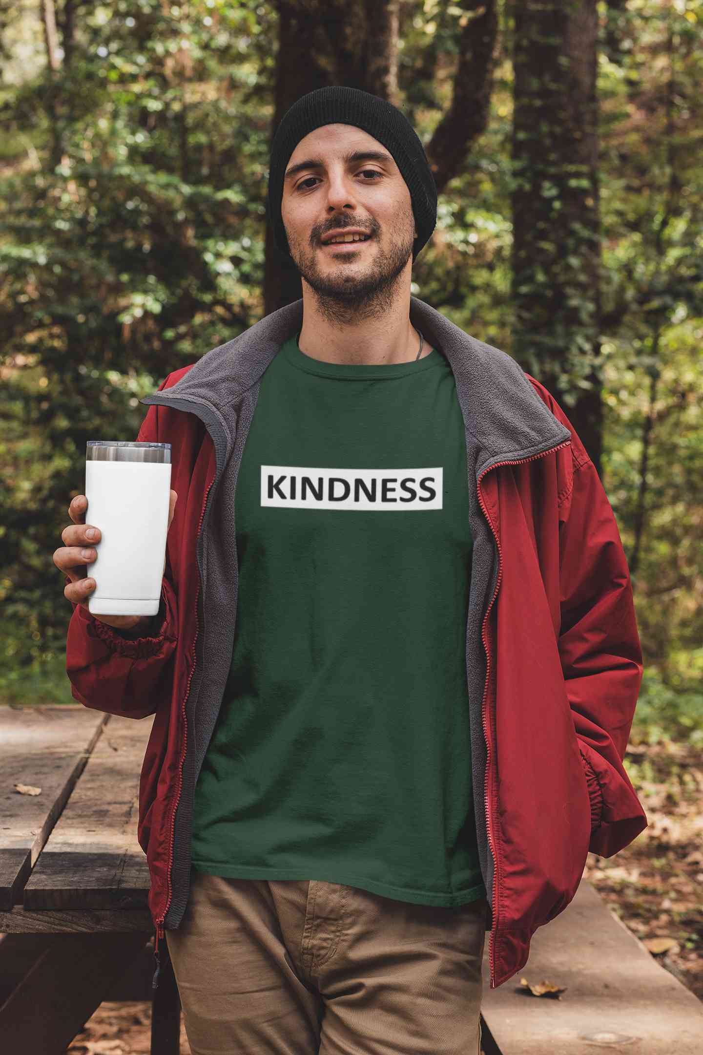 Kindness Mens Half Sleeves T-shirt- FunkyTeesClub