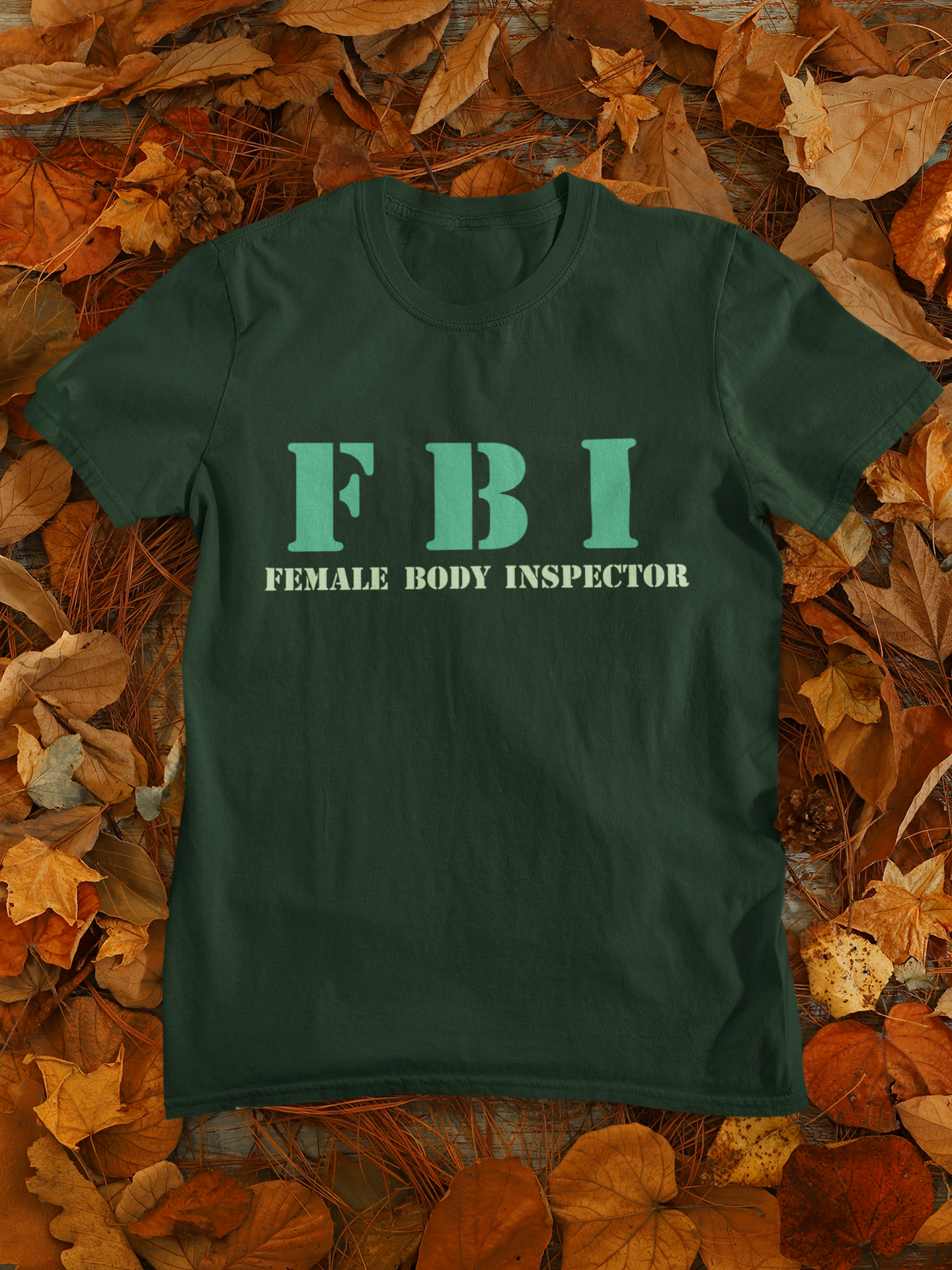 Fbi Typography Mens Half Sleeves T-shirt- FunkyTeesClub