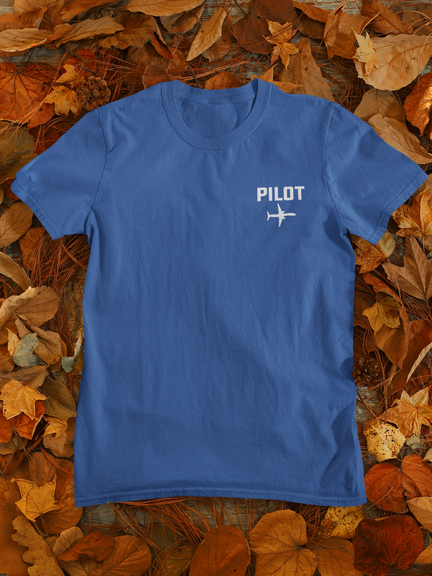 Pilot Pocket Design Pilot Mens Half Sleeves T-shirt- FunkyTeesClub