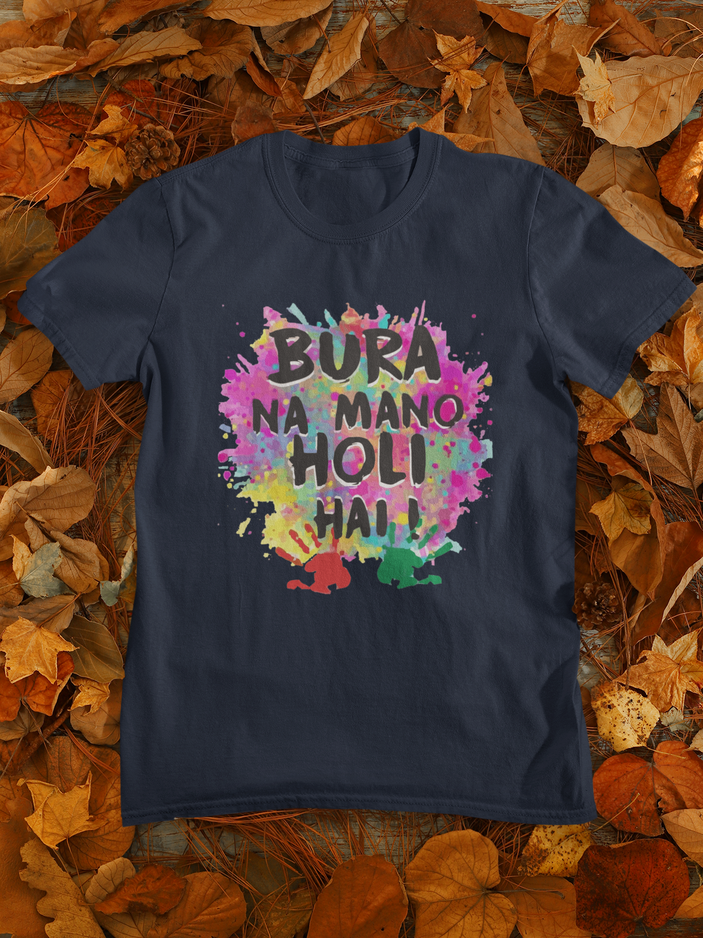 Bura Na Mano Holi Hai Women Half Sleeves T-shirt- FunkyTeesClub