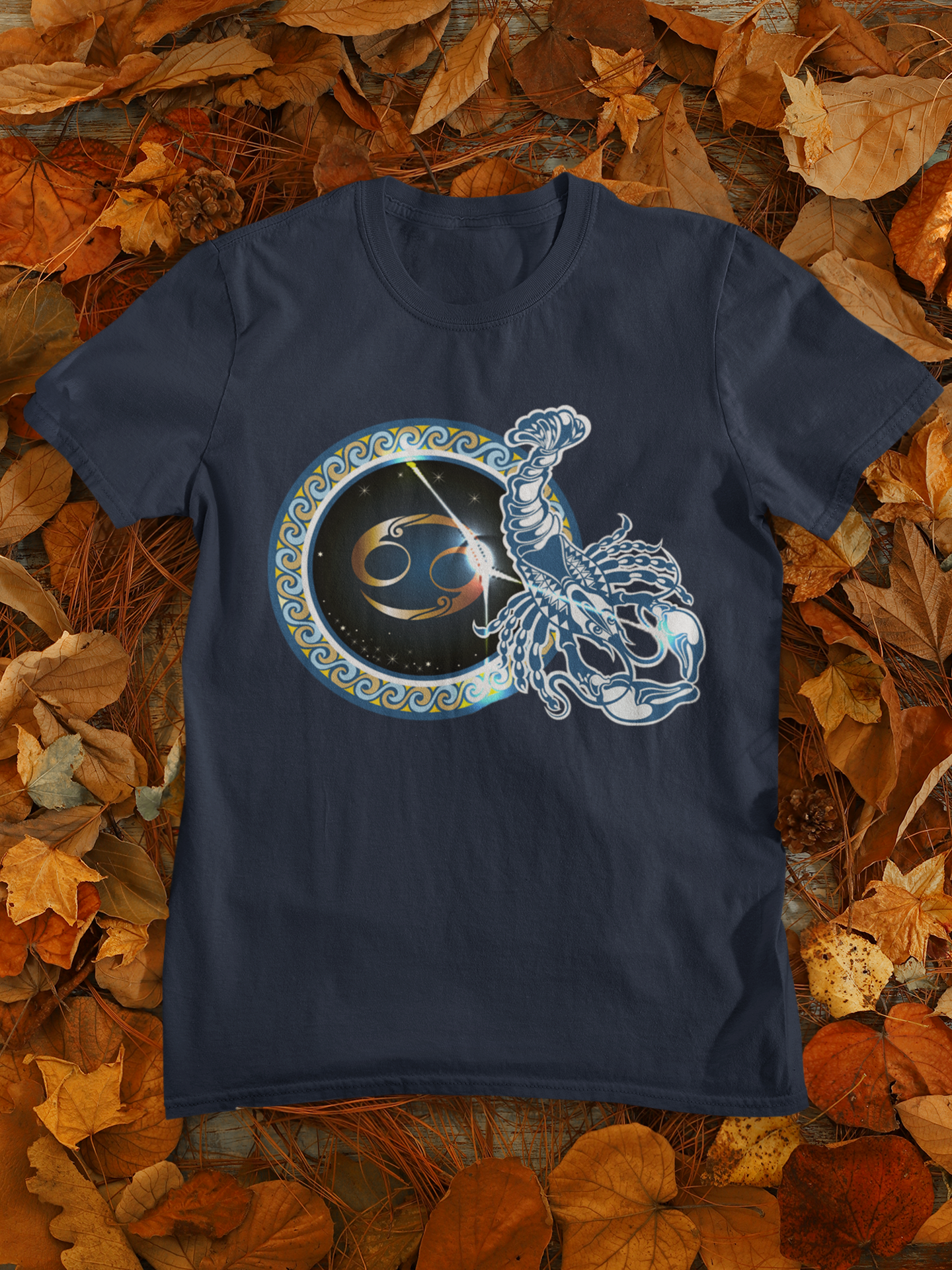 Cancer Zodiac Sign Women Half Sleeves T-shirt- FunkyTeesClub