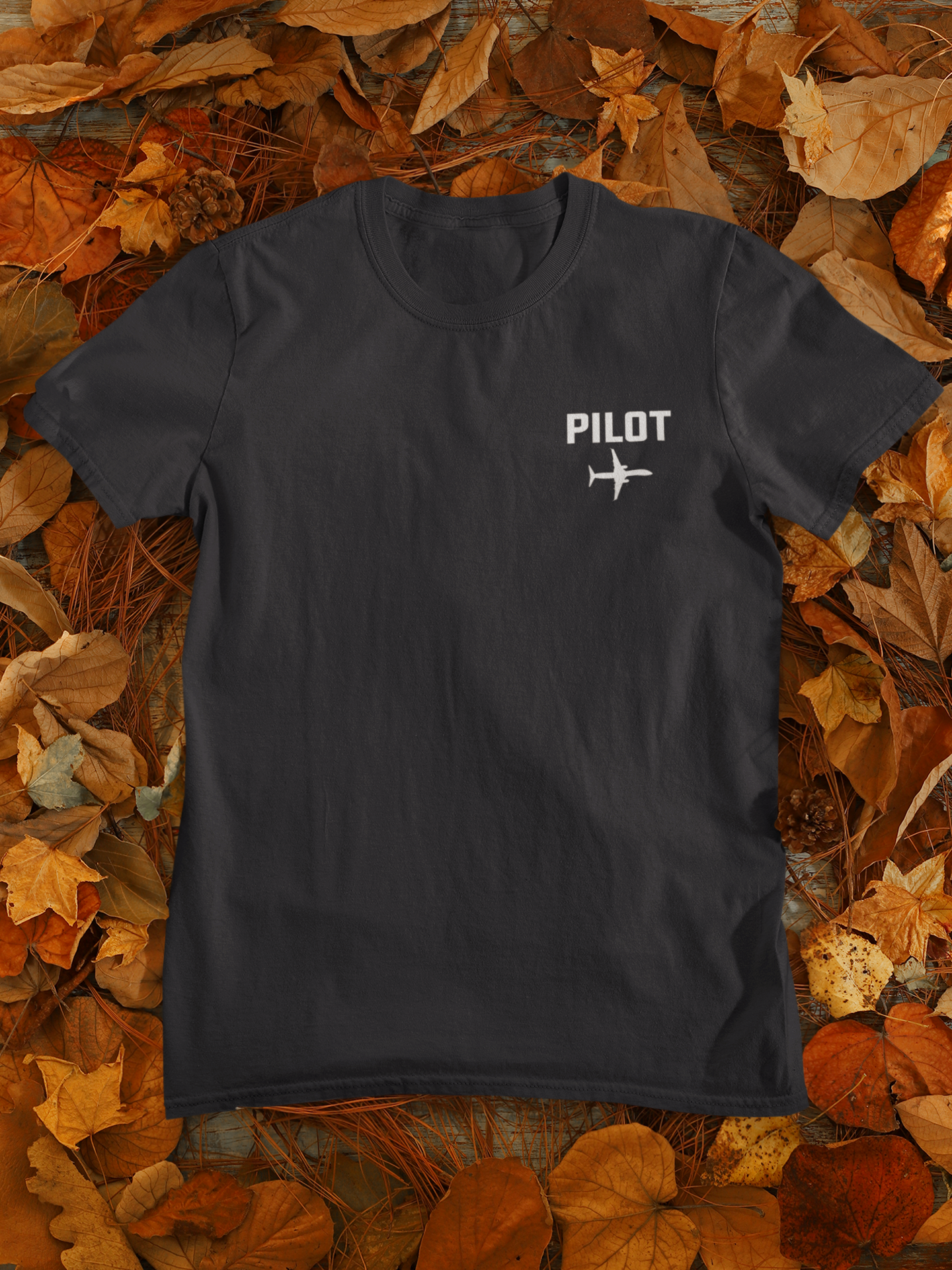 Pilot Pocket Design Pilot Women Half Sleeves T-shirt- FunkyTeesClub