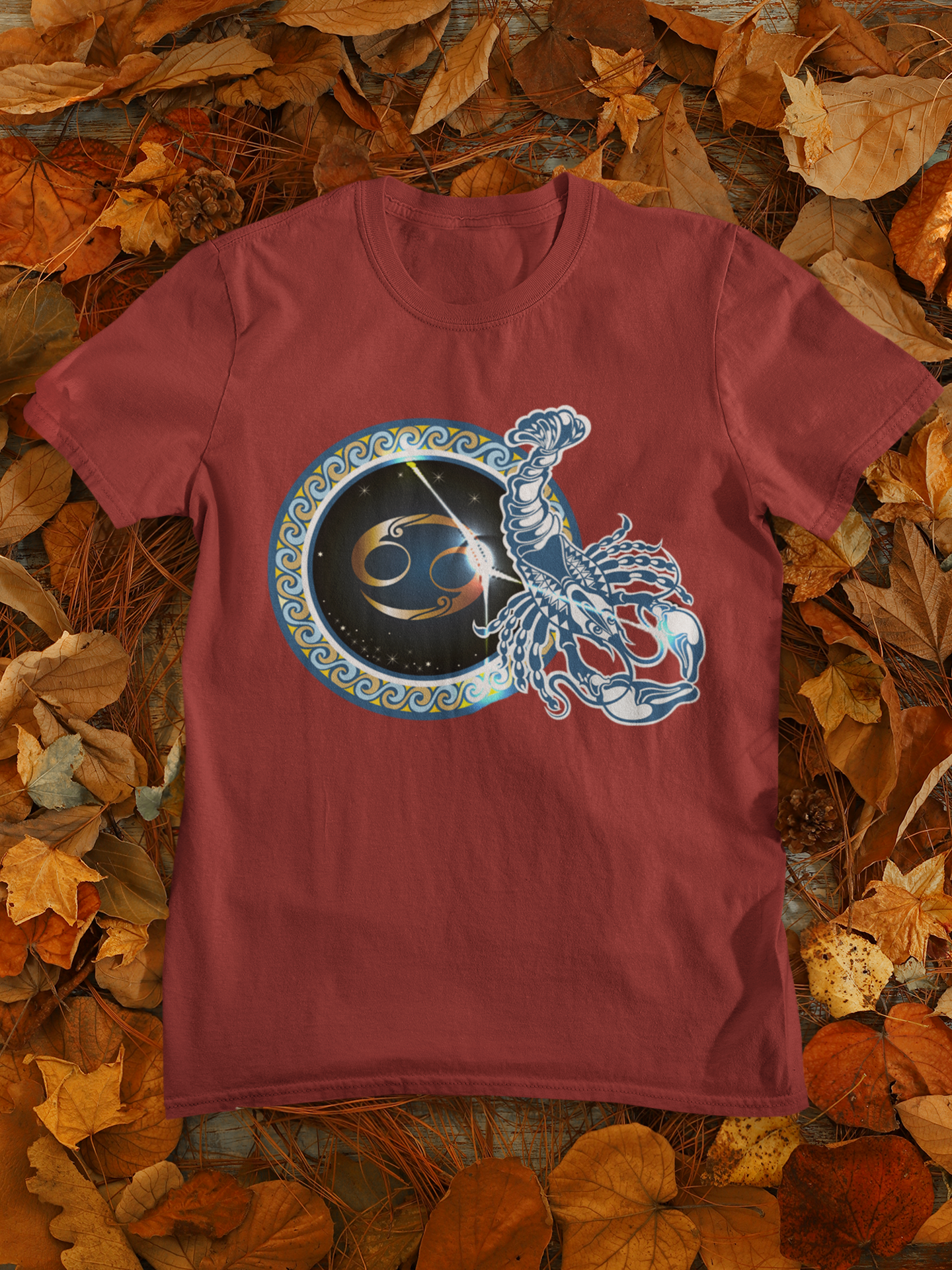 Cancer Zodiac Sign Women Half Sleeves T-shirt- FunkyTeesClub