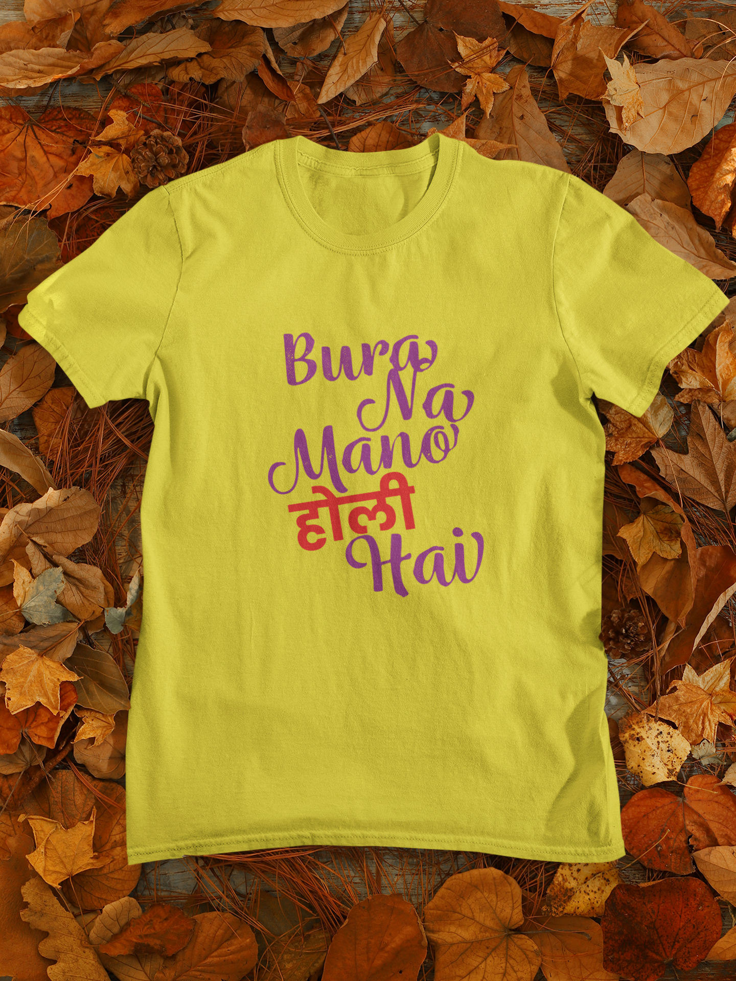Bura Na Mano Holi Hai Women Half Sleeves T-shirt- FunkyTeesClub