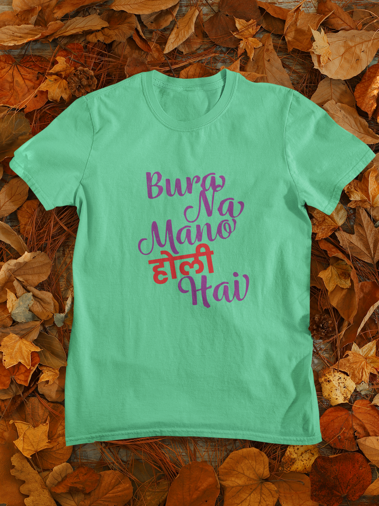 Bura Na Mano Holi Hai Women Half Sleeves T-shirt- FunkyTeesClub