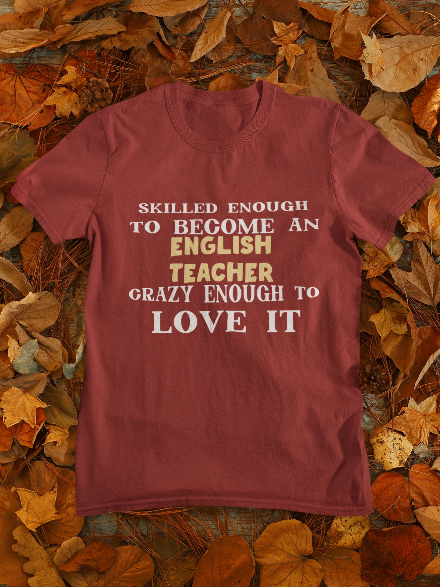 Skilled Enough To Become An English Teacher Women Half Sleeves T-shirt- FunkyTeesClub