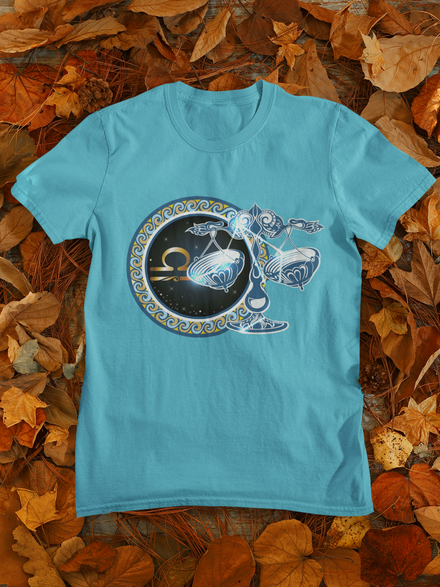 Libra Zodiac Sign Women Half Sleeves T-shirt- FunkyTeesClub