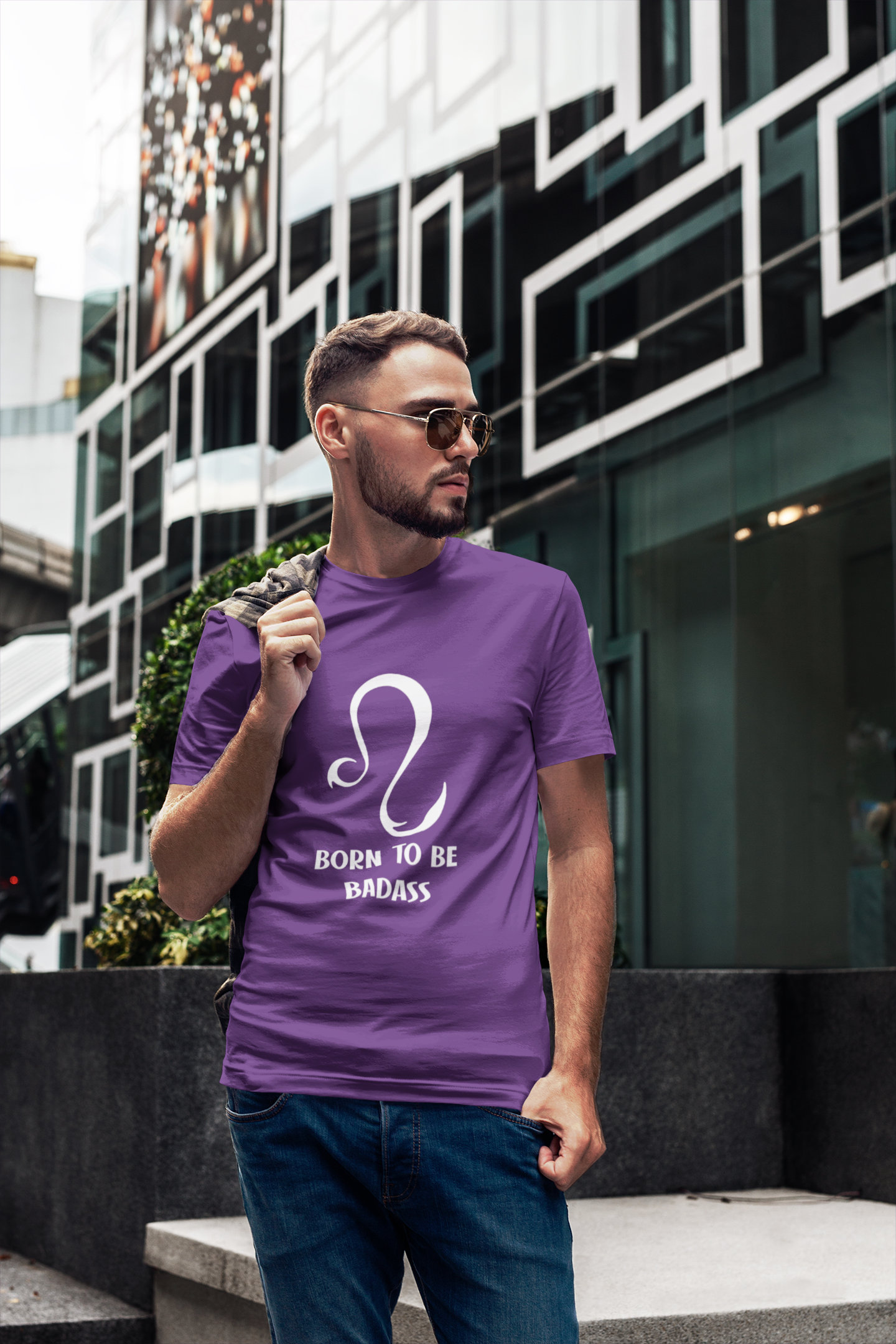 Leo Zodiac Sign Mens Half Sleeves T-shirt- FunkyTeesClub