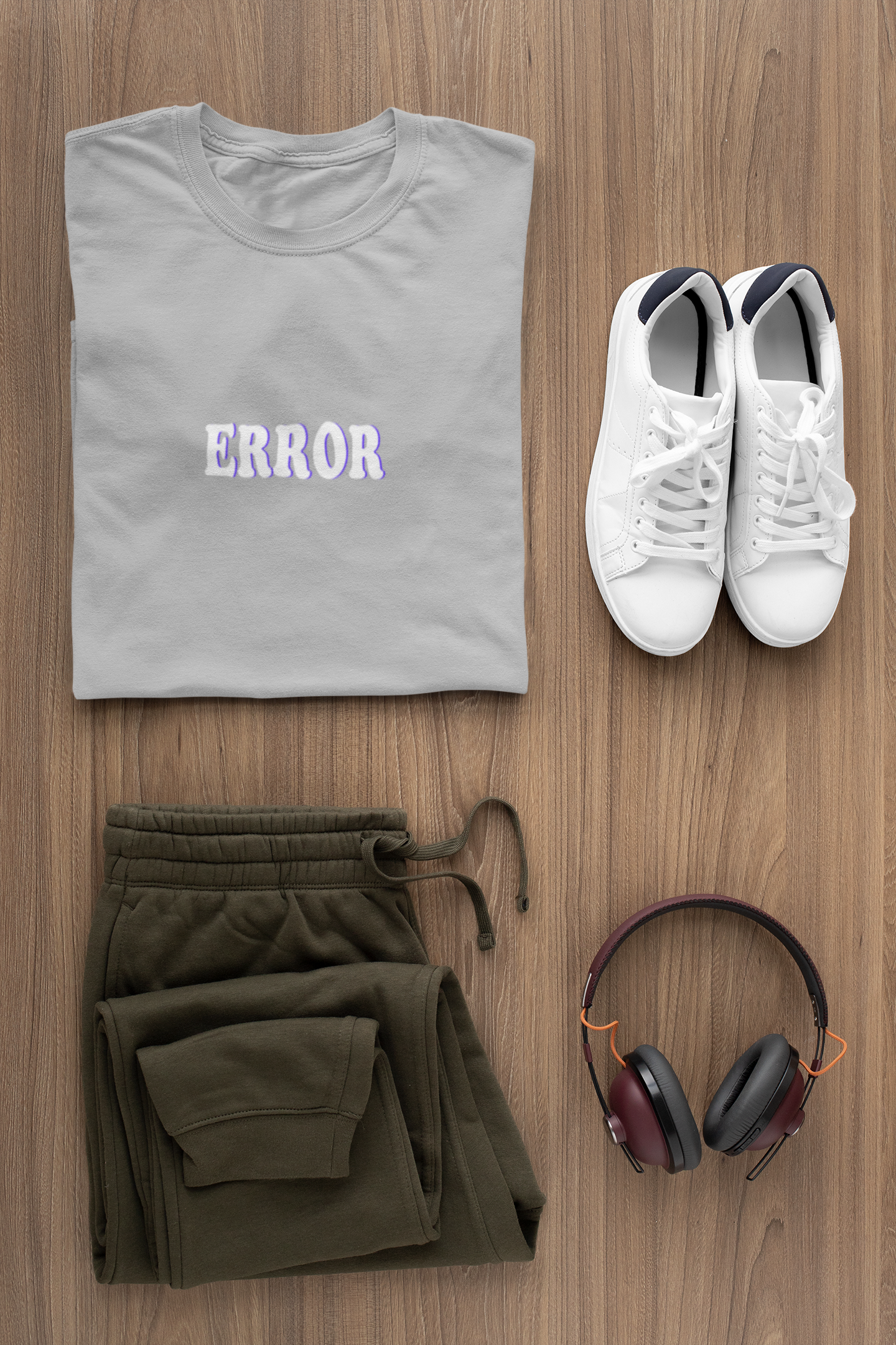 Error Minimal Mens Half Sleeves T-shirt- FunkyTeesClub