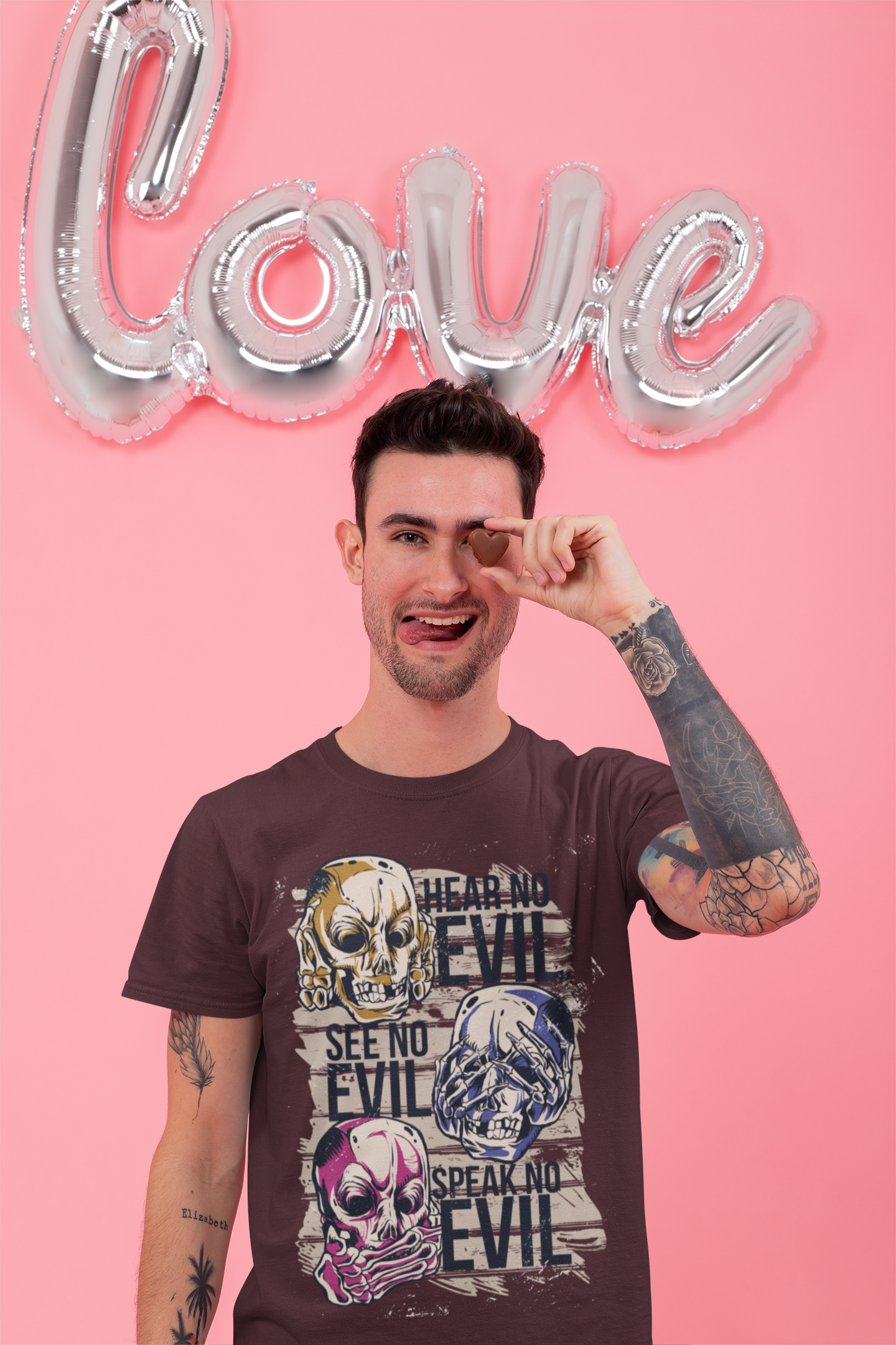Hear No Evil Mens Half Sleeves T-shirt- FunkyTeesClub